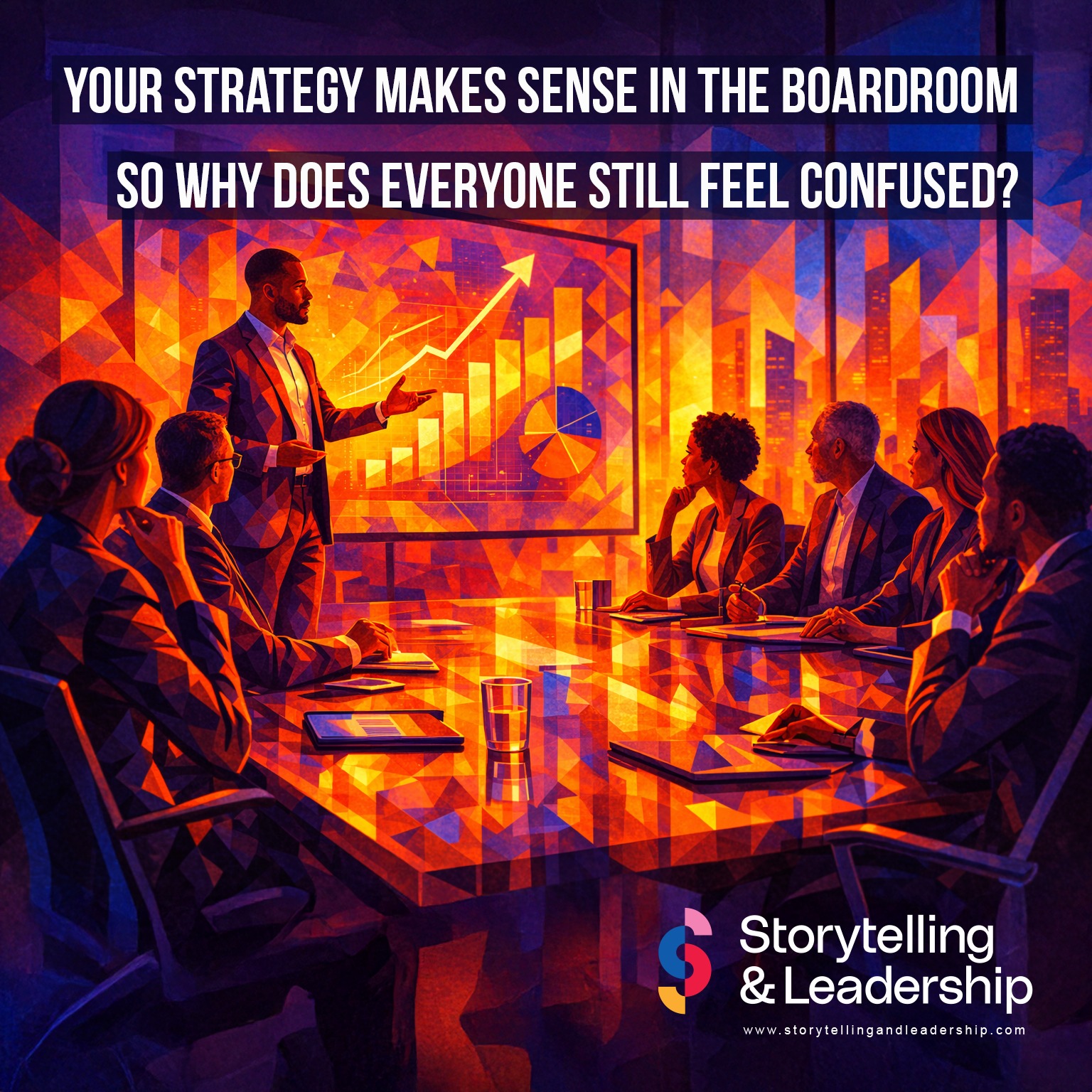 Your strategy makes sense in the boardroom.
So why does everyone still feel confused? š§
Because strategy often sounds different when it leaves the boardroom.
It becomes:
š Slides.
š¼ Jargon.
š¢ Big words.
š£ļø Corporate language.
But people need something simpler and more human.
They need to know:
⨠Why does this matter?
š„ Where do I fit in?
š What are we building together?
That is where storytelling changes everything.
At S&L, we help leaders turn strategy into stories people can actually connect with.
Because people do not follow jargon.
They follow meaning.
.
.
.
#businessstorytelling #leadershipdevelopment #learninganddevelopment #executivecommunication #corporateleadership #internalcomms #storytellingandleadership