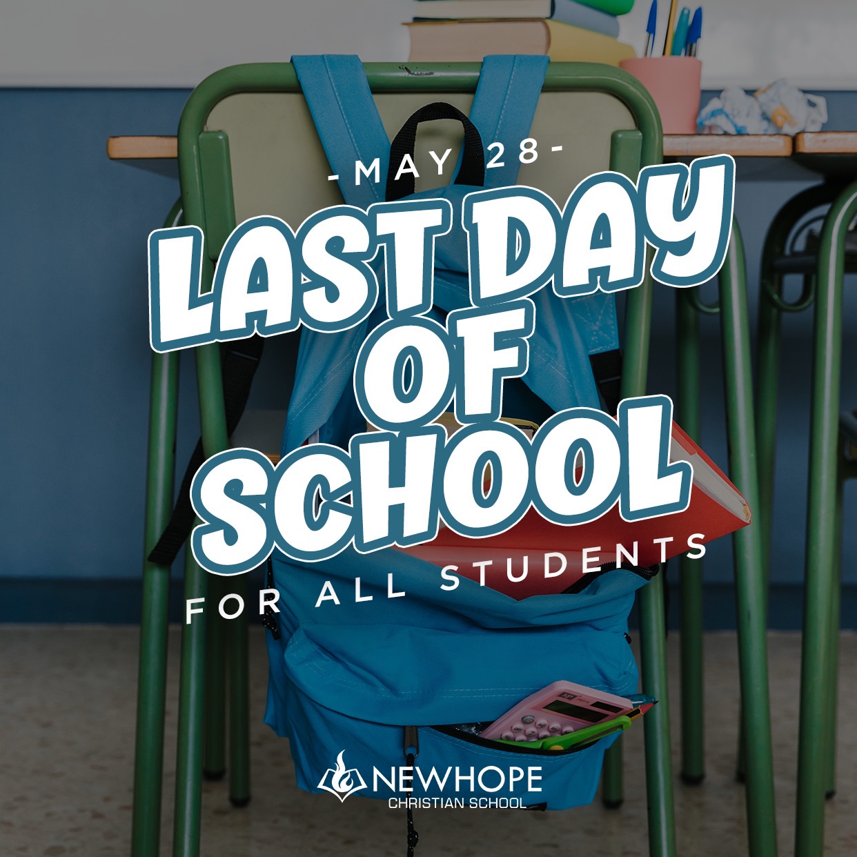 Today is the last day of school for all students! ๐๐
We hope you enjoy your summer! โ๏ธ