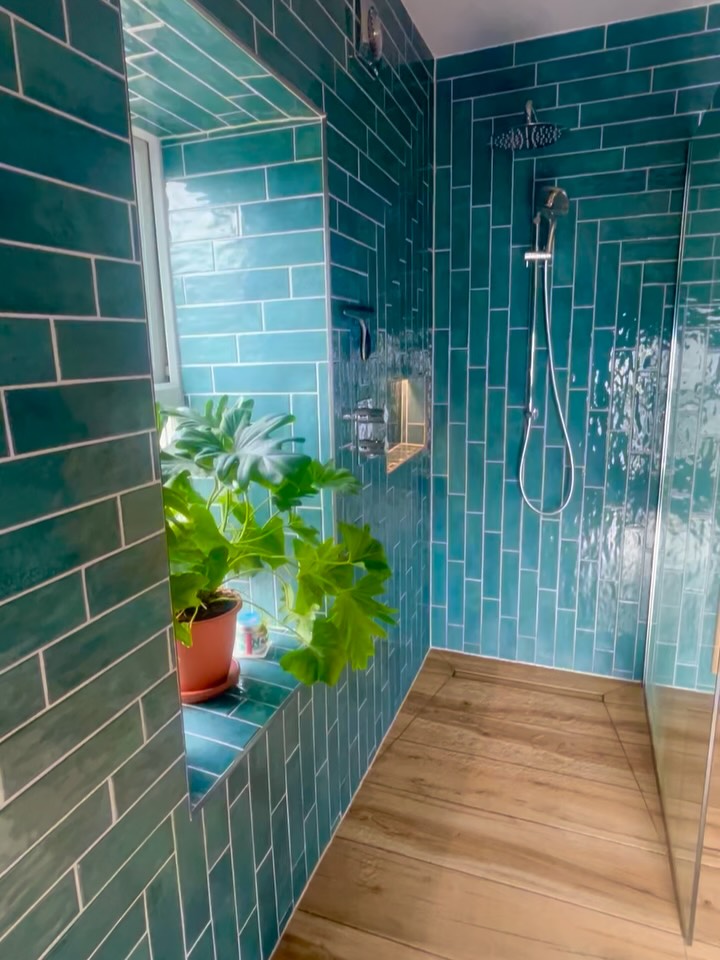 Recently completed bathroom for our client in New Mills.
Floor to ceiling tiles, underfloor heating and laminate look flooring for that homely feel.
Been thinking about redoing your bathroom? Give us a call on 07513263518 for a quote!
#bathroomrenovations #bathroominstall #bathroomdesign #bathroomdecor #bathroomremodel