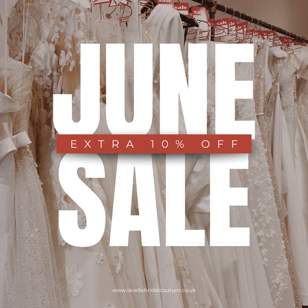❤️ J U N E S A L E ❤️
Extra 10% off all sample sale & ready-to-wear wedding dresses. Use code JUNE10 to buy online or book your appointment to come into store.
10% off also applies to any new wedding dress orders placed throughout June.
This offer is valid 1st-30th June for only.
#weddingdresssale #samplesale #weddingdress #summersale #warwickshirewedding