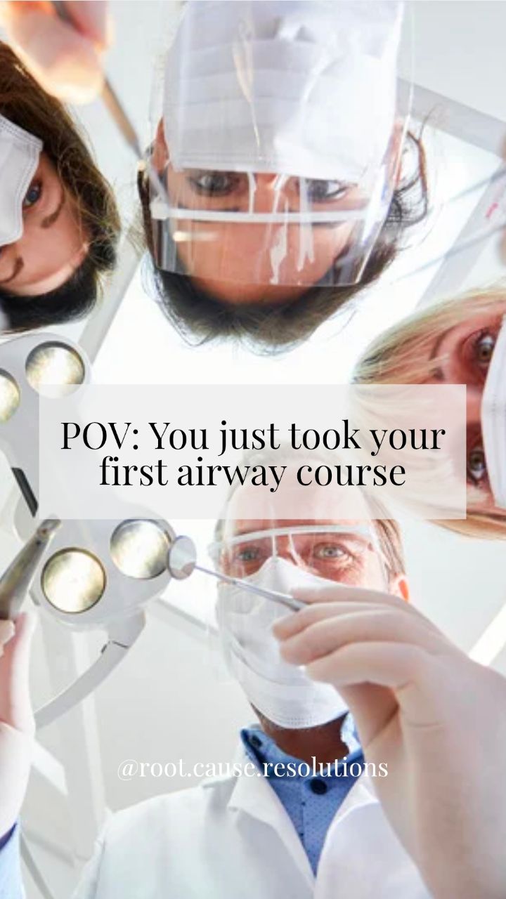 POV: You just took your first airway course. You went for the CE and left questioning everyone's airway.
Welcome to the world of airway health, where you can never unsee what you've learned.
✍️ Comment below - what did you learn that you can never unsee?
#sleep #wholebodyhealth #oralhealthcare #prevention #dentistry