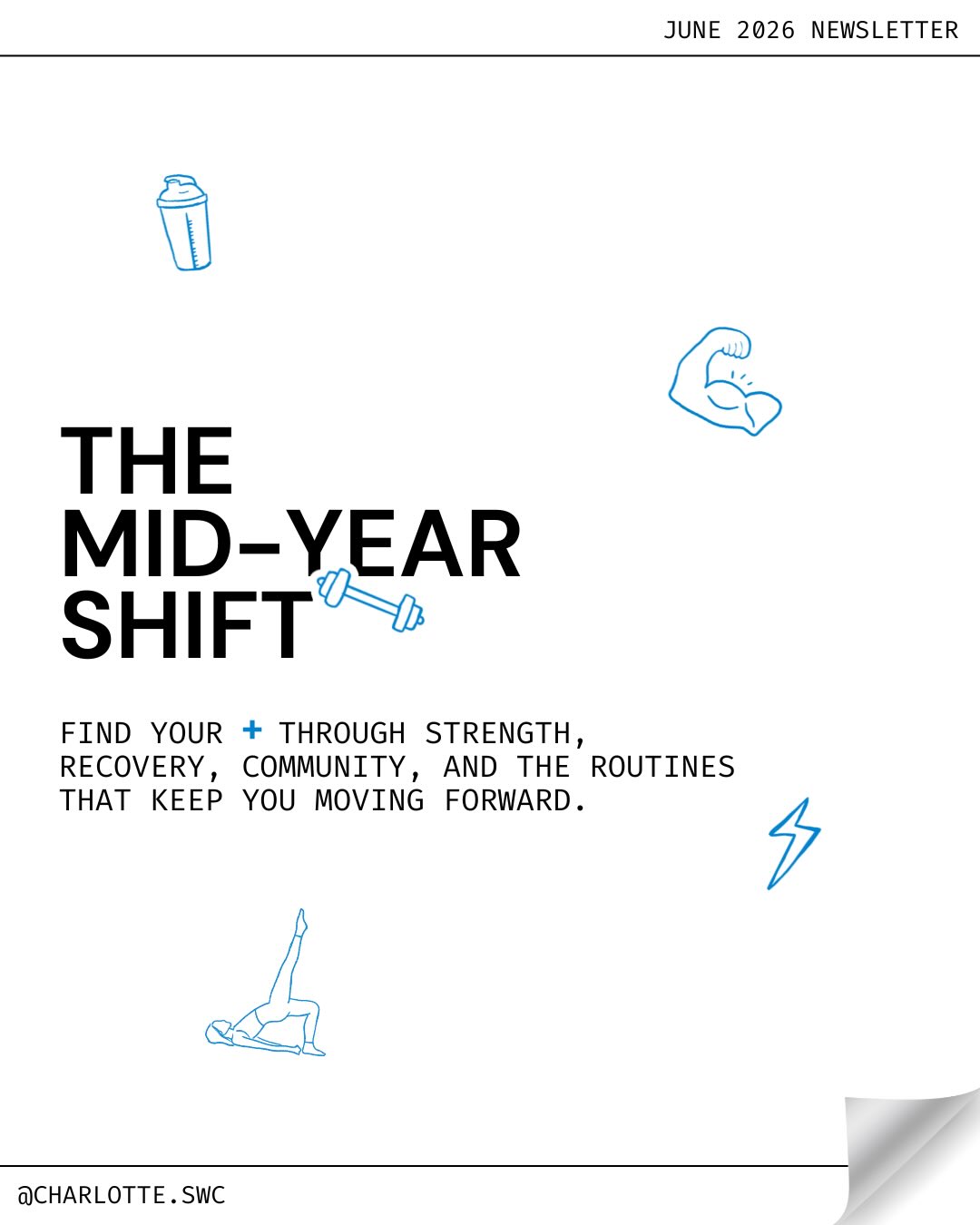 June marks the halfway point of the year, which means there’s still plenty of time to work toward your 2026 goals 💪
Our mantra for this month: FIND YOUR + through strength, recovery, community and the routines that keep you moving forward.
This month, we’re encouraging you to focus on your goals, your progress, and your own unique path alongside a community that’s here to support you.
Swipe to see everything happening in June & book your next class in the app.