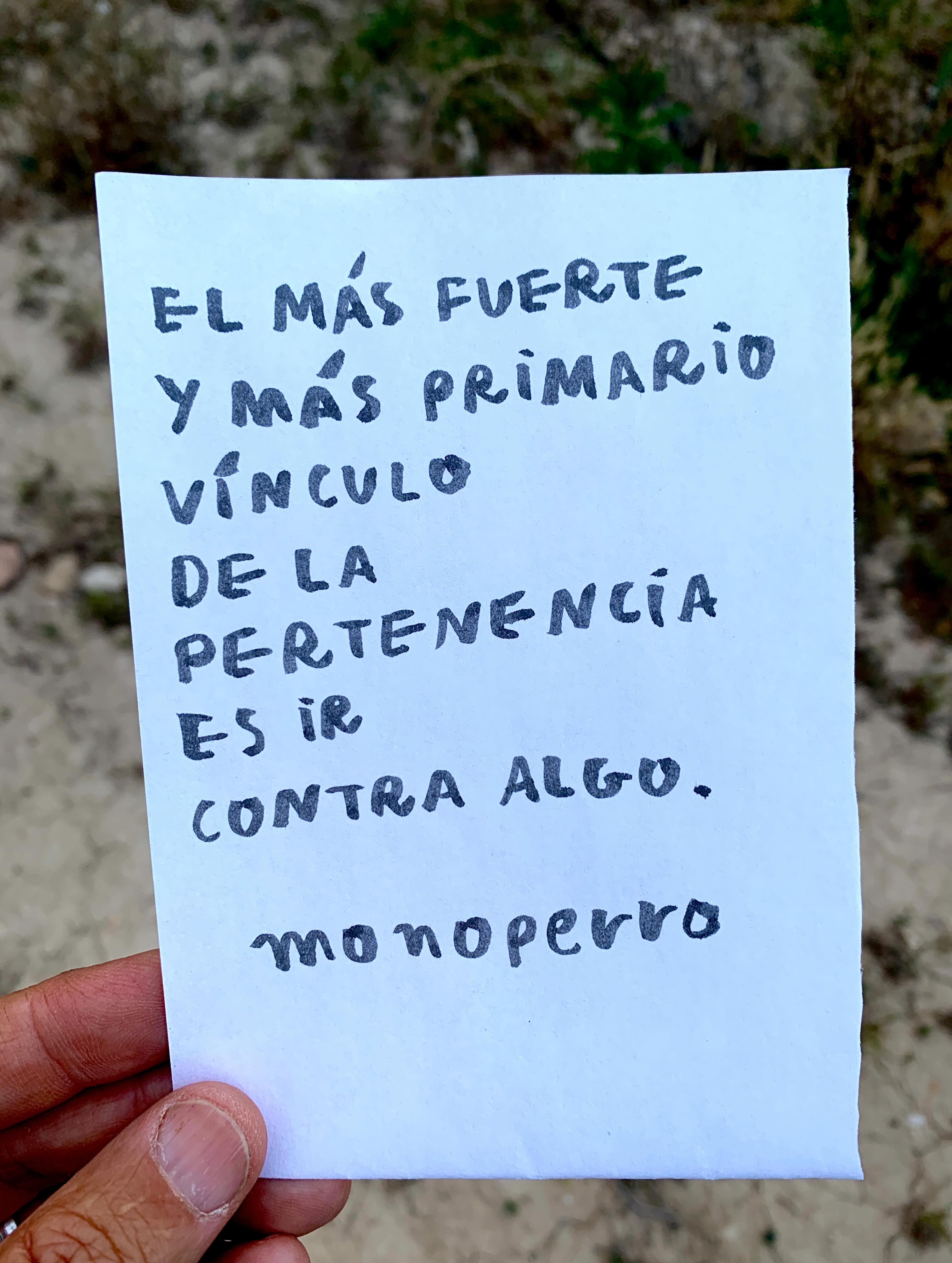 El más fuerte
y más primario
vínculo
de la
pertenencia
es ir contra algo.
#cancamusas
#elclubimperfecto
#ultralkymia
