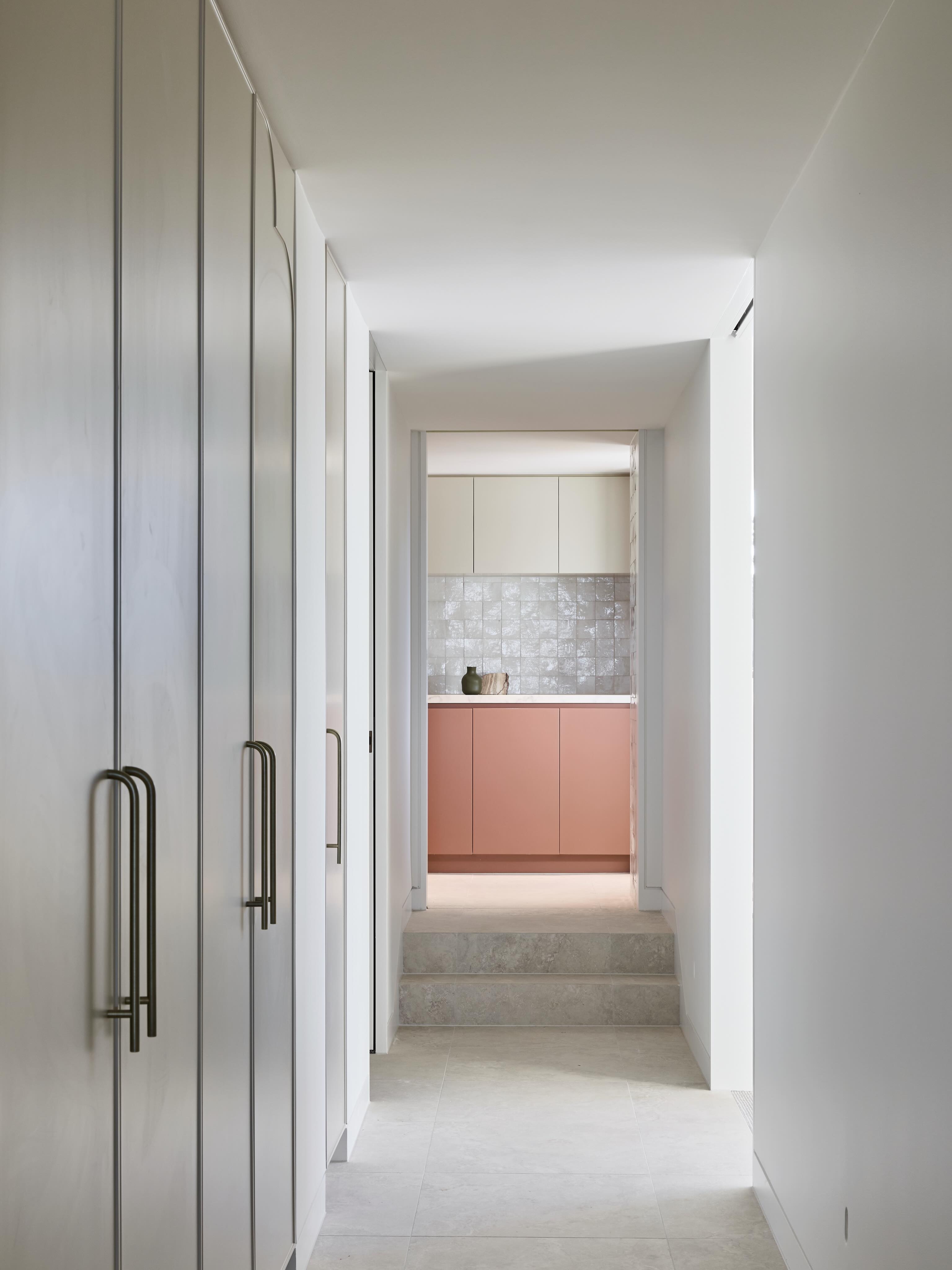 Some sneaky little shots of the back of house areas for our Prince St Apartment. These areas may be off limits to guests, but for this family this is how this home functions. Precise design layouts that were developed alongside the client to ensure the spaces work just how they want them to. Plus we added a little texture and colour to make sure the spaces felt amazing too.