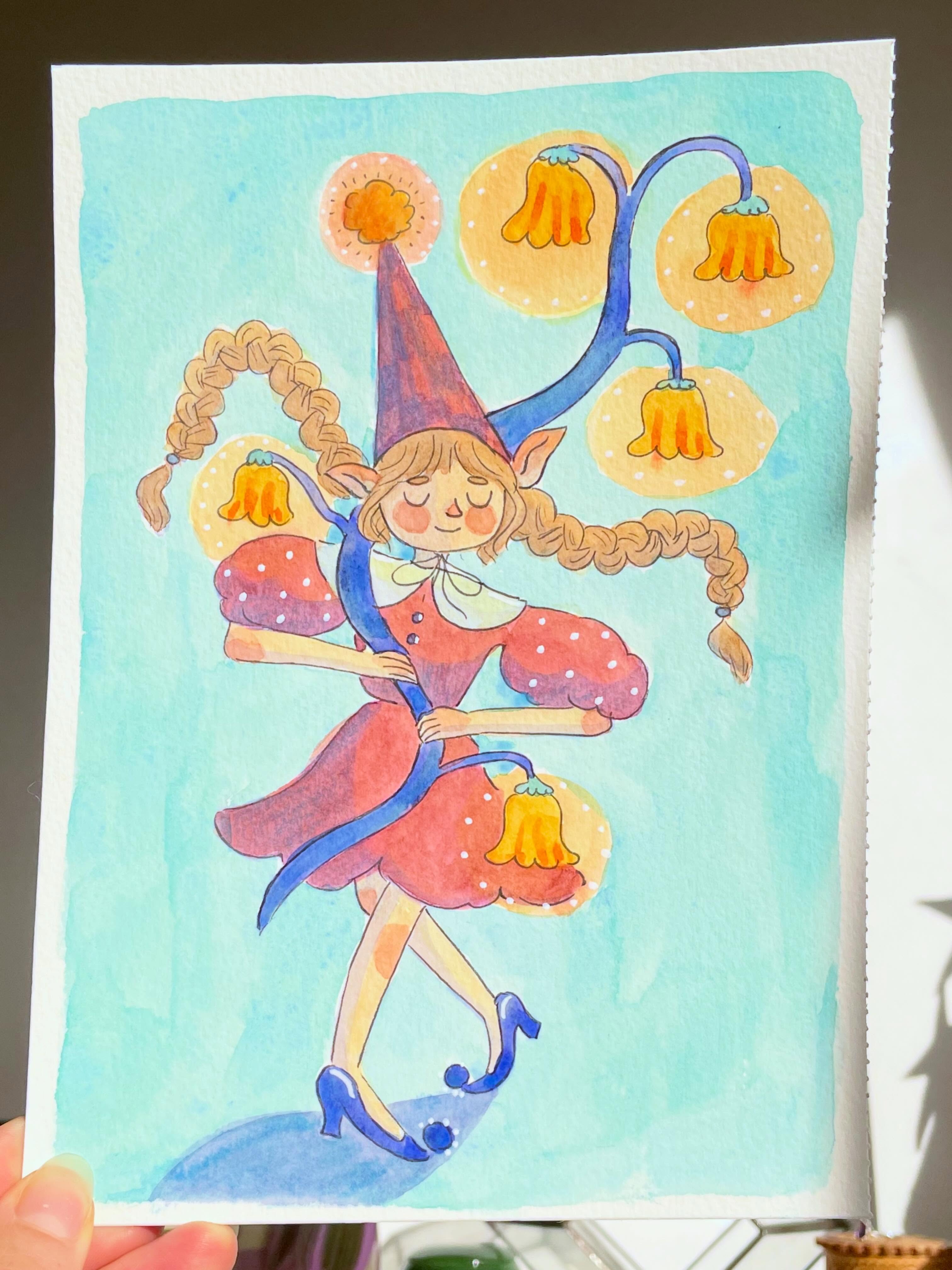 I recently discovered art of @octavia_hv and
I’m seriously in love. 🥹
The colours, the softness, magic &
sincerity of her art drew me in immediately!
Go check out her page! ✨💖🐌
Here’s my entry for her DTIYS challenge.
Honestly, it was haaard! The design is complex and I sort of improvised the color palette on the go. I almost gave up midway through but decided to just go with it 😅!
Sometimes this platform is overwhelming, but discovering new artists you love
really makes it worth it 🥹!
Thank you @octavia_hv for the challenge!
Love, Sofi 🌸
#octaviadtiys500 #dtiys2026 #dothisinyourstylechallenge #watercolorcharacters