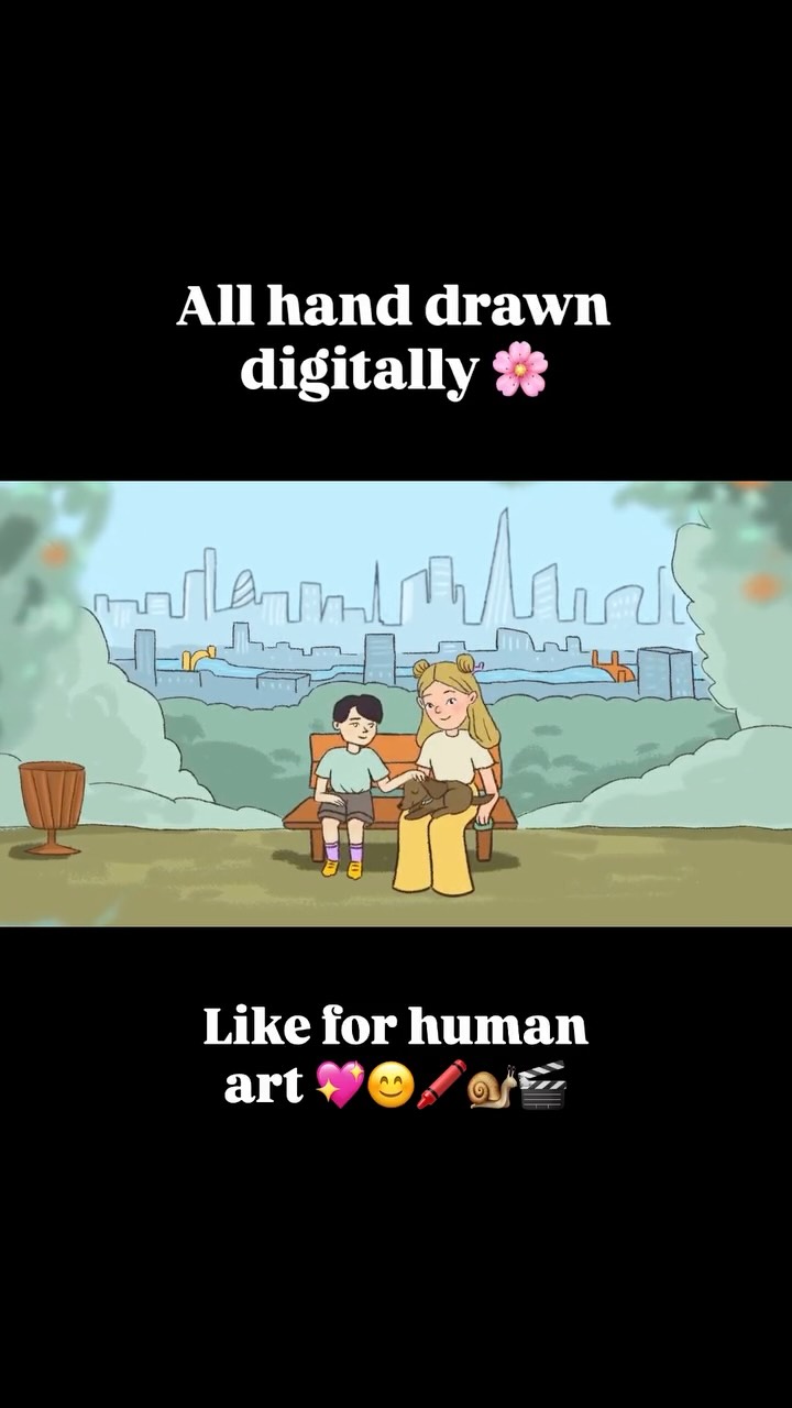 This is how I create animations 🎬💖😊!
It’s a step by step process.
That requires SO much patience.
But it’s very rewarding to see your creations come to life!
Each frame is drawn by hand over and over again.
As an independent director I need lots of skills to make something like this:
I do character design, storyboarding, pick a palette, animate, color & composite (edit). Let’s not even mention project management 😅😅😅!
Our work requires years of practice.
It’s human.
It’s creative.
It’s important.
I’ll always support human made art!
Sofi 🌸
#humanart #animationprocess #animationbehindthescenes #framebyframeanimation #2danimations