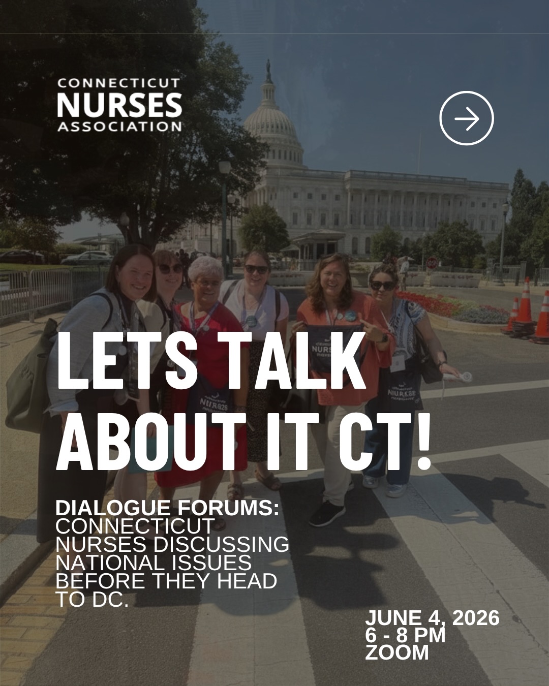 What should ANA hear from Connecticut nurses?
Before nursing leaders gather in Washington, DC for ANAās Membership Assembly, weāre bringing Connecticut nurses together to discuss three important national topics:
šæ Cannabis Care & Nursing Practice
š¤ Bullying & Incivility in Nursing
š„ Nurses Leading Health System Sustainability
Your insights, experiences, and perspectives help shape the conversations we bring to the national level.
Whether youāre a student, bedside nurse, APRN, educator, administrator, or retired nurse, your voice matters.
š
June 4, 2026
ā° 6:00ā8:00 PM
š» Virtual via Zoom
Register at CTNurses.org
Not a CNA member yet? Join today and become part of the collective voice advancing nursing in Connecticut and beyond.
#CTNurses #CannabisNurse #NursingLeadership #NursesLead #NursingAdvocacy