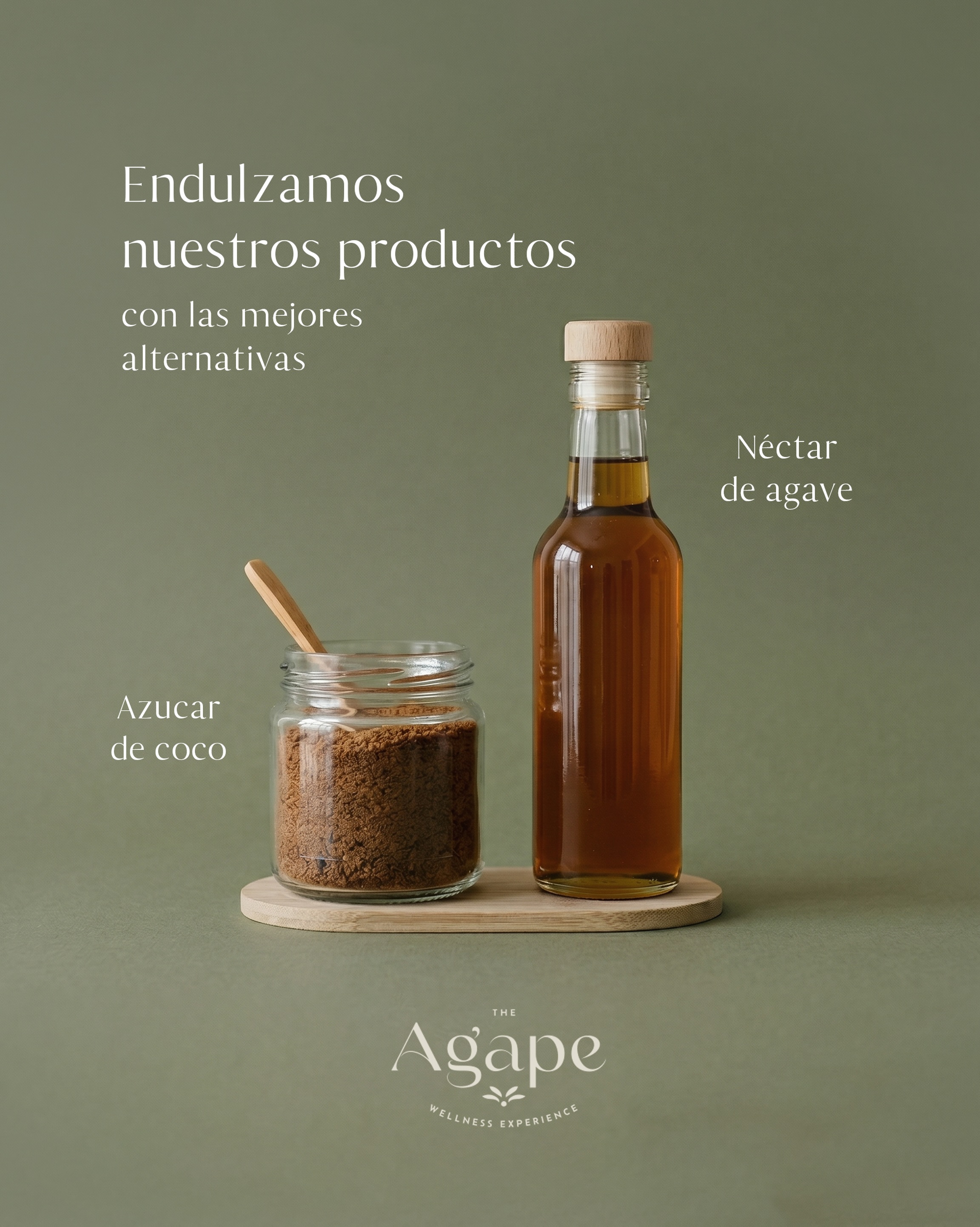 ALTERNATIVAS SALUDABLES🌱
El azúcar de coco y el néctar de agave se posicionan como mejores alternativas para la salud debido a su menor índice glucémico, lo que ayuda a evitar picos bruscos de insulina en el cuerpo.
🥥El azúcar de coco, extraído de la palma, no es solo una fuente de dulzura, sino que conserva minerales esenciales como hierro, zinc y potasio, además de aportar inulina, una fibra que actúa como prebiótico y mejora la absorción de la glucosa.
🪴El néctar de agave es una alternativa versátil y menos procesada que se disuelve fácilmente en cualquier preparación.