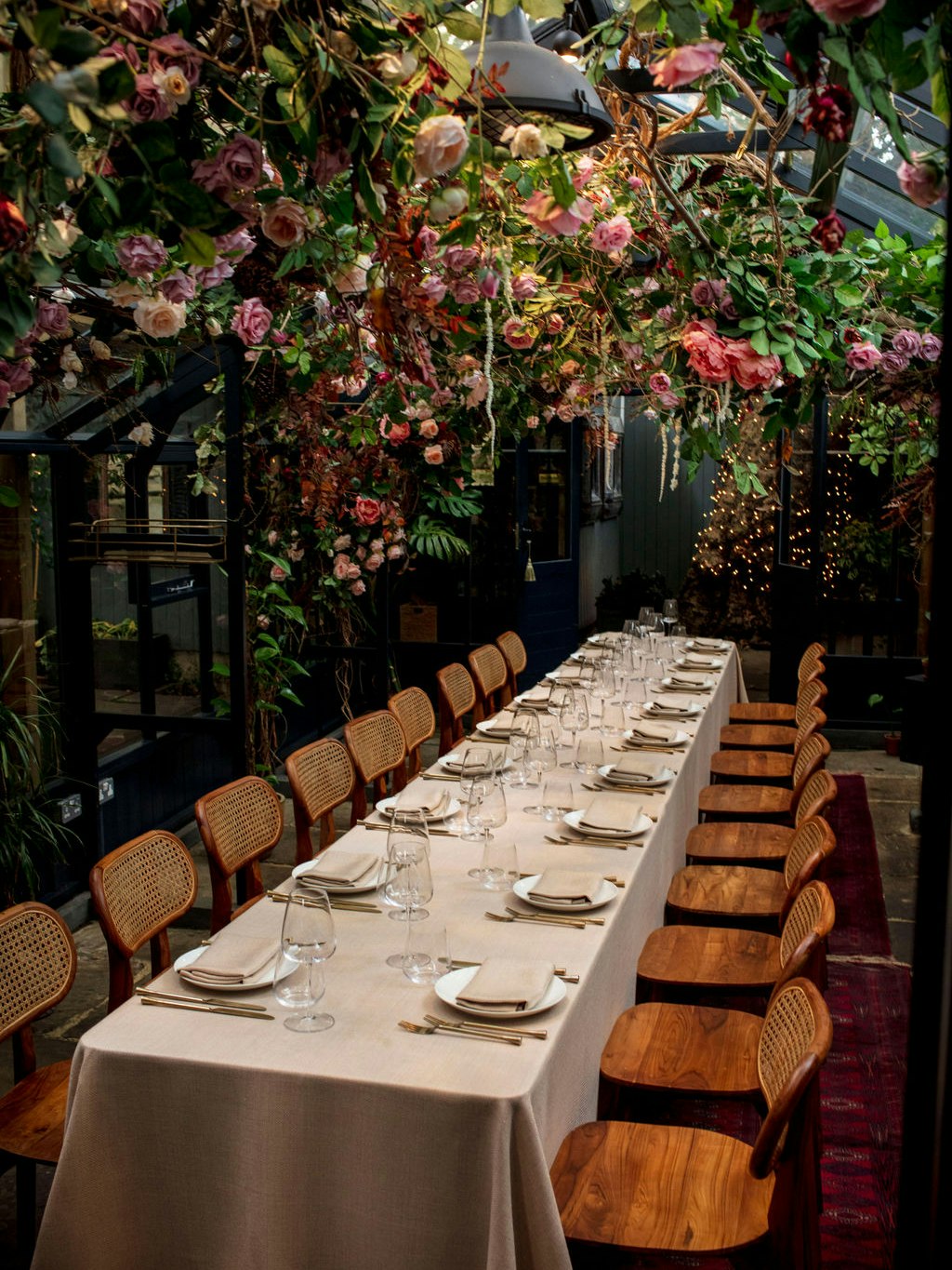 Pretty in pink, the Portland Greenhouse is the perfect setting for gatherings of up to 24 guests. Speak to our team today and let us help bring your next event to life.
