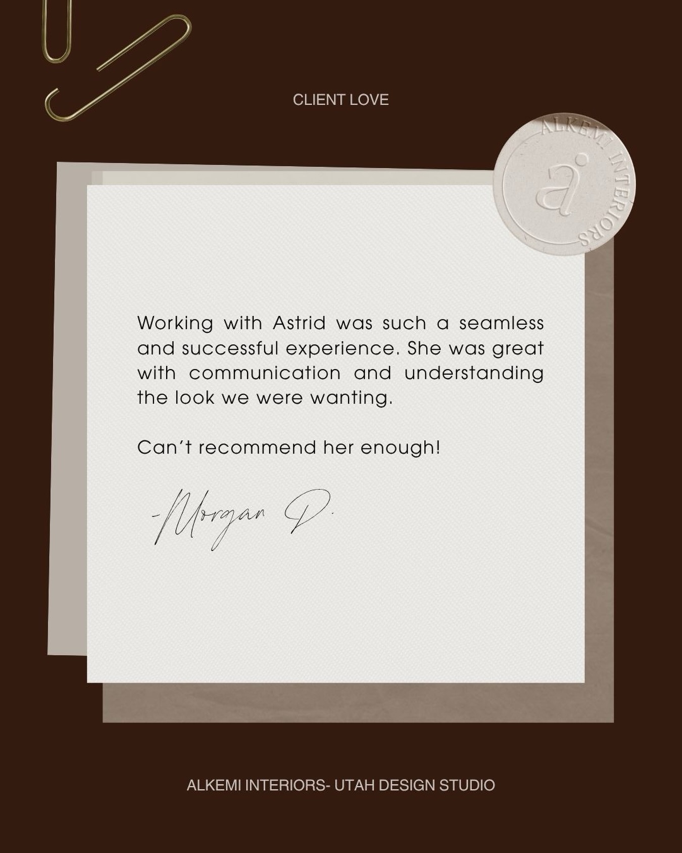 A lovely note for this Friday🤍
Grateful for the trust, kind clients, and the opportunity to create spaces that feel thoughtful, personal, and truly theirs ✨
#clienttestimonial #alkemiinteriors #utahinteriordesignstudio