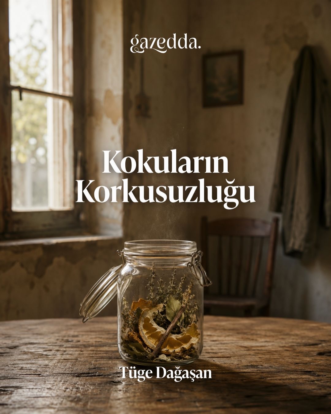 Bazı kokular yalnızca burnumuza değil, hafızamıza da siner. 🍋🌿Tüge Dağaşan, “Kokuların Korkusuzluğu” yazısında Kıbrıs’ın kaybolan ada kokusunu; limon yaprağından dağ kekiğine, Lefke greyfurtundan eski evlerin duvarlarına, çocukluk anılarından kayıp duygusuna uzanan şiirsel bir hafıza hattında anlatıyor.Çünkü koku, bazen bir kavanozda saklanamaz.
Bir montun üzerinde, bir odanın içinde, bir ağacın yaprağında tutulamaz.
Koku, hafızada kalır. Hafızamızdır koku.Yeni yazı Gazedda’da.
Okumak için profildeki linke bakabilirsiniz. 🔗Sizi en hızlı hangi koku geçmişe götürür? 👇#Kıbrıs #Gazedda #Hafıza #Koku #TügeDağaşan Bazı kokular yalnızca burnumuza değil, hafızamıza da siner. 🍋🌿Tüge Dağaşan, “Kokuların Korkusuzluğu” yazısında Kıbrıs’ın kaybolan ada kokusunu; limon yaprağından dağ kekiğine, Lefke greyfurtundan eski evlerin duvarlarına, çocukluk anılarından kayıp duygusuna uzanan şiirsel bir hafıza hattında anlatıyor.Çünkü koku, bazen bir kavanozda saklanamaz.
Bir montun üzerinde, bir odanın içinde, bir ağacın yaprağında tutulamaz.
Koku, hafızada kalır. Hafızamızdır koku.Yeni yazı Gazedda’da.
Okumak için profildeki linke bakabilirsiniz. 🔗Sizi en hızlı hangi koku geçmişe götürür? 👇#Kıbrıs #Gazedda #Hafıza #Koku #TügeDağaşan
