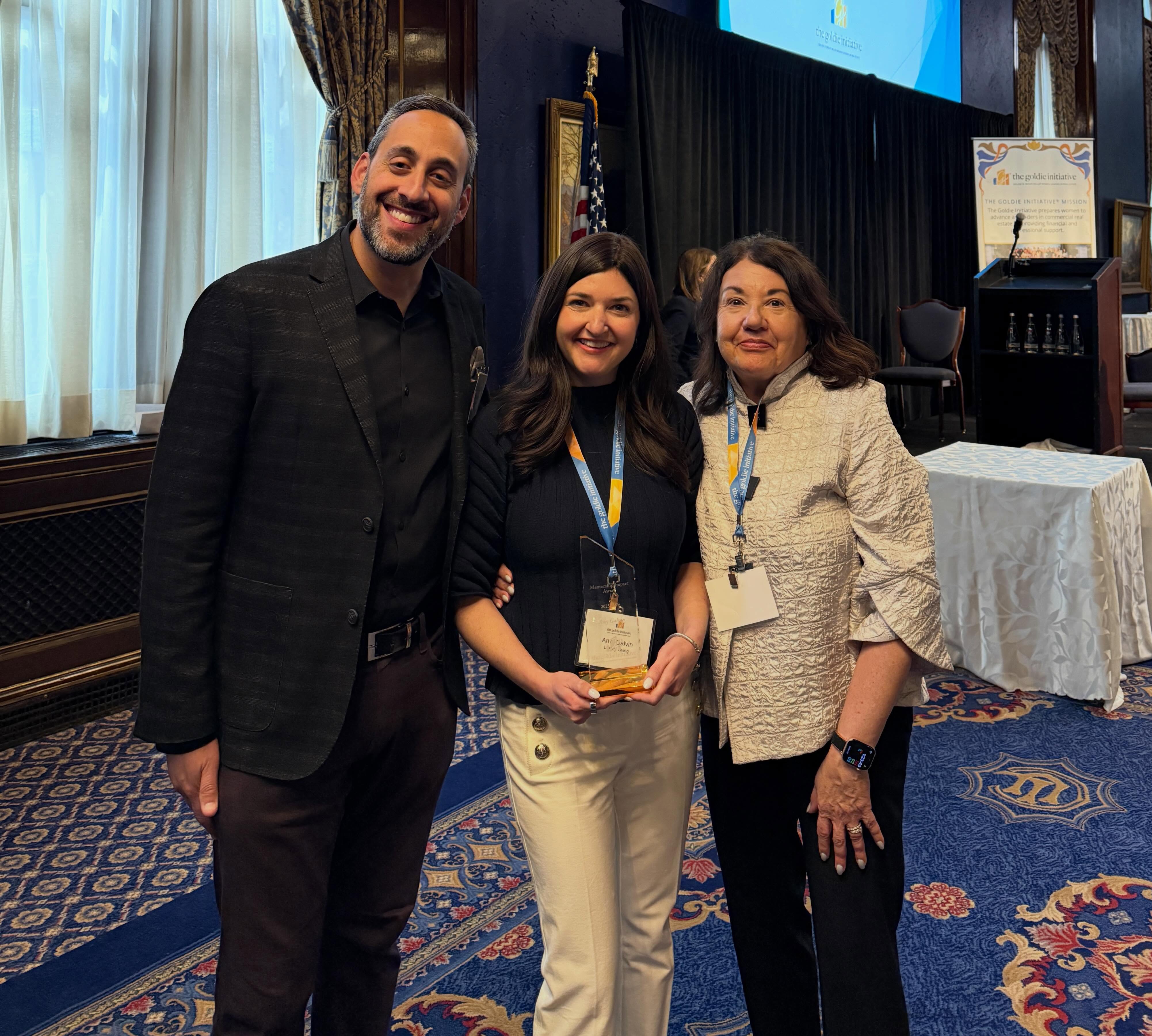 There are moments in your career that remind you exactly why you do what you do.
Receiving the @goldieinitiative Impact Award for mentorship is one of them.
Being recognized not just for the work, but for what I try to bring to this community, inclusivity, advocacy, and a genuine belief in what mentorship can do and that meant everything.
My mentorship with Daniella is coming to completion as she graduates from her program in a few weeks. What a journey it has been. Mentorship is rarely one directional. I leave our time together having learned just as much as I gave, and that exchange is exactly what this program is built on.
Applications for the next cohort of scholars is open now. I couldn’t be more excited for what’s ahead.
To Goldie - thank you for creating an organization that allows people like me to live out what lives in our hearts. 🤍
#GoldieInitiative #Mentorship #ImpactAward #WomenInRealEstate #Leadership