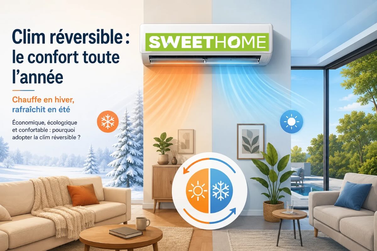 ❄️☀️ Et si un seul équipement pouvait vous apporter du confort toute l’année ?
La climatisation réversible séduit de plus en plus de foyers grâce à ses nombreux avantages :
✅ Chauffage en hiver
✅ Fraîcheur en été
✅ Économies d’énergie
✅ Confort optimal au quotidien
Mais comment fonctionne-t-elle réellement ? Est-ce rentable ? Quels sont les avantages pour votre maison ?
👉 Nous répondons à toutes vos questions dans notre nouvel article de blog !
📖 Découvrez l’article dès maintenant :
https://www.360sweethome.com/post/climatisation-réversible-à-lille-est-il-trop-tard-pour-s-équiper-cet-été
📞 06 51 29 12 23
📧 360sweethome@gmail.com
#ClimReversible #PompeAChaleur #ConfortMaison #EconomiesDEnergie #Rénovation 360SWEETHOME Chauffage
