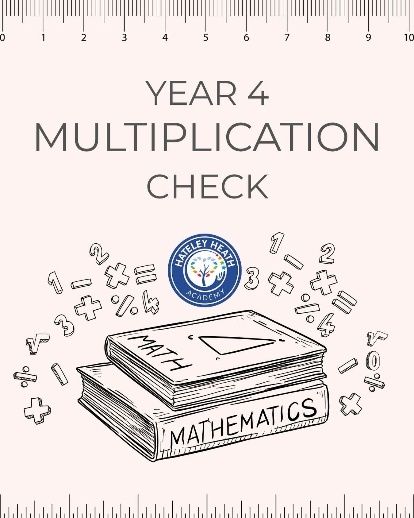 📢 Year 4 Parents – MTC Window Now Open!
Over the next two weeks, our Year 4 pupils will be sitting their Multiplication Tables Check (MTC). ✅
Please support your child by encouraging regular practice at home to boost their confidence and chances of success 💪✨
👉 Use TTRS (Times Tables Rock Stars) and check heat maps for areas of weakness
👉 Watch and sing along to YouTube times table songs
🎥 For more information about the MTC, check out the video created by Miss England in our bio – it has everything you need to know.
Thank you for your continued support 🙌