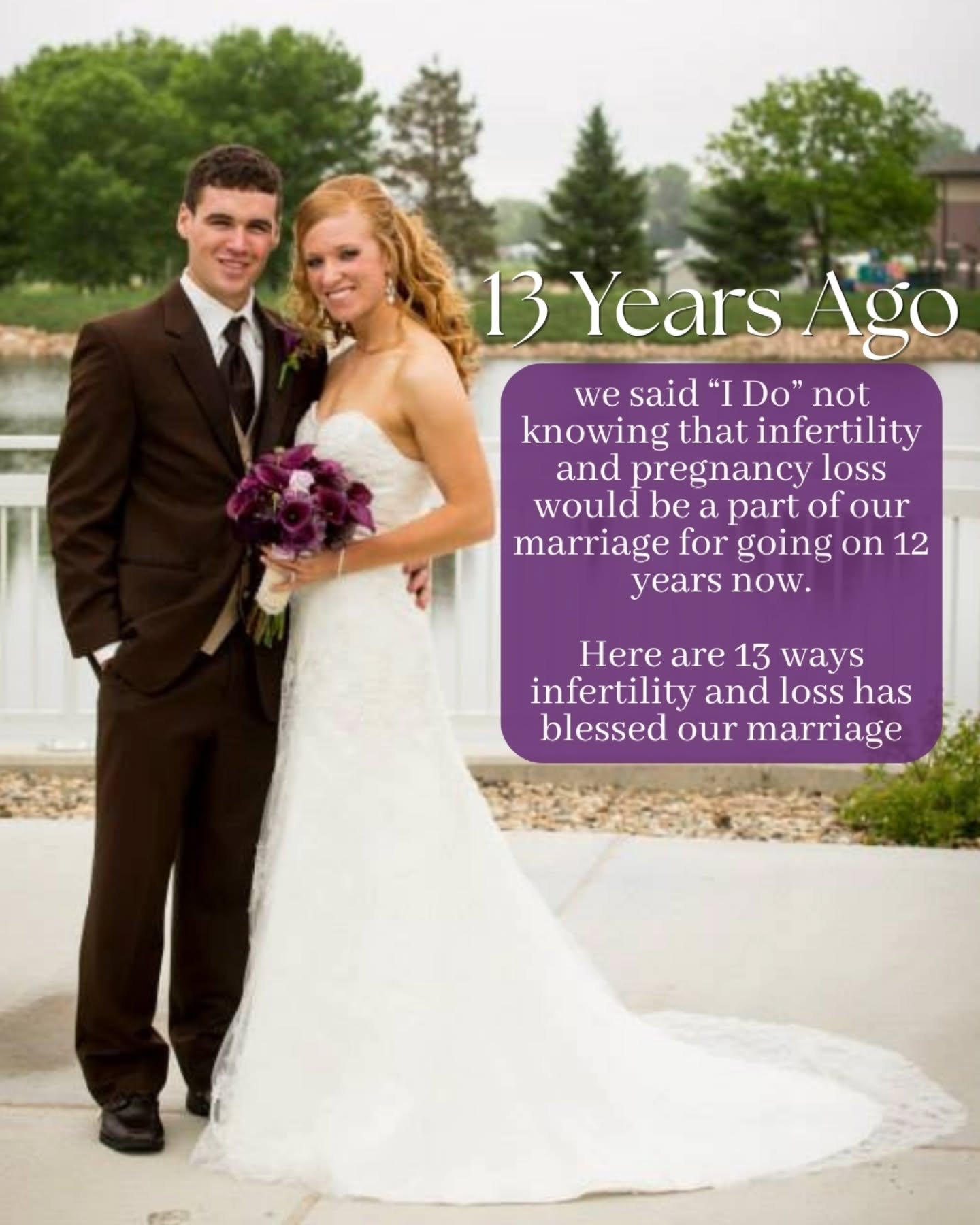 It's the 5th and last slide for me that I'm forever grateful to infertility for.
I'm also just so proud of us over these last 13 years and all we have navigated together. I don't even know if I could say last year, and for sure not 5 years ago, that I would say I'm grateful we navigated infertility and pregnancy loss.
If you're in the trenches, I hope this post finds you and helps you keep going until you see the light and rainbow in your own storm 🫶🫶🫶
Be Resilient Mama!
#infertilityjourney #ivfjourney #infertilityhope #weddinganniversary❤️ #pregnancyloss