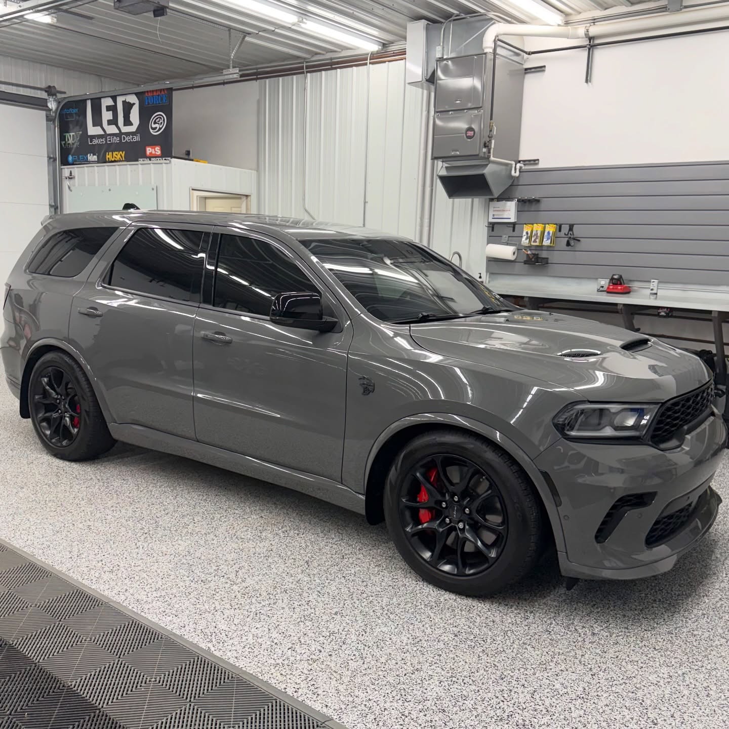 Durango Hellcat came in for our exterior ceramic coating package ๐ก๏ธ๐
Everything on the exterior of this show stopper hellcat was ceramic coated. Multi year protection & added gloss plus easier wash maintenance ๐
Looking to have your vehicle protected like this?! โผ๏ธ
CALL โ๏ธ: 218-731-4653 to book an appointment
LAKES ELITE DETAIL ๐
1110 N Broadway Pelican Rapids, MN