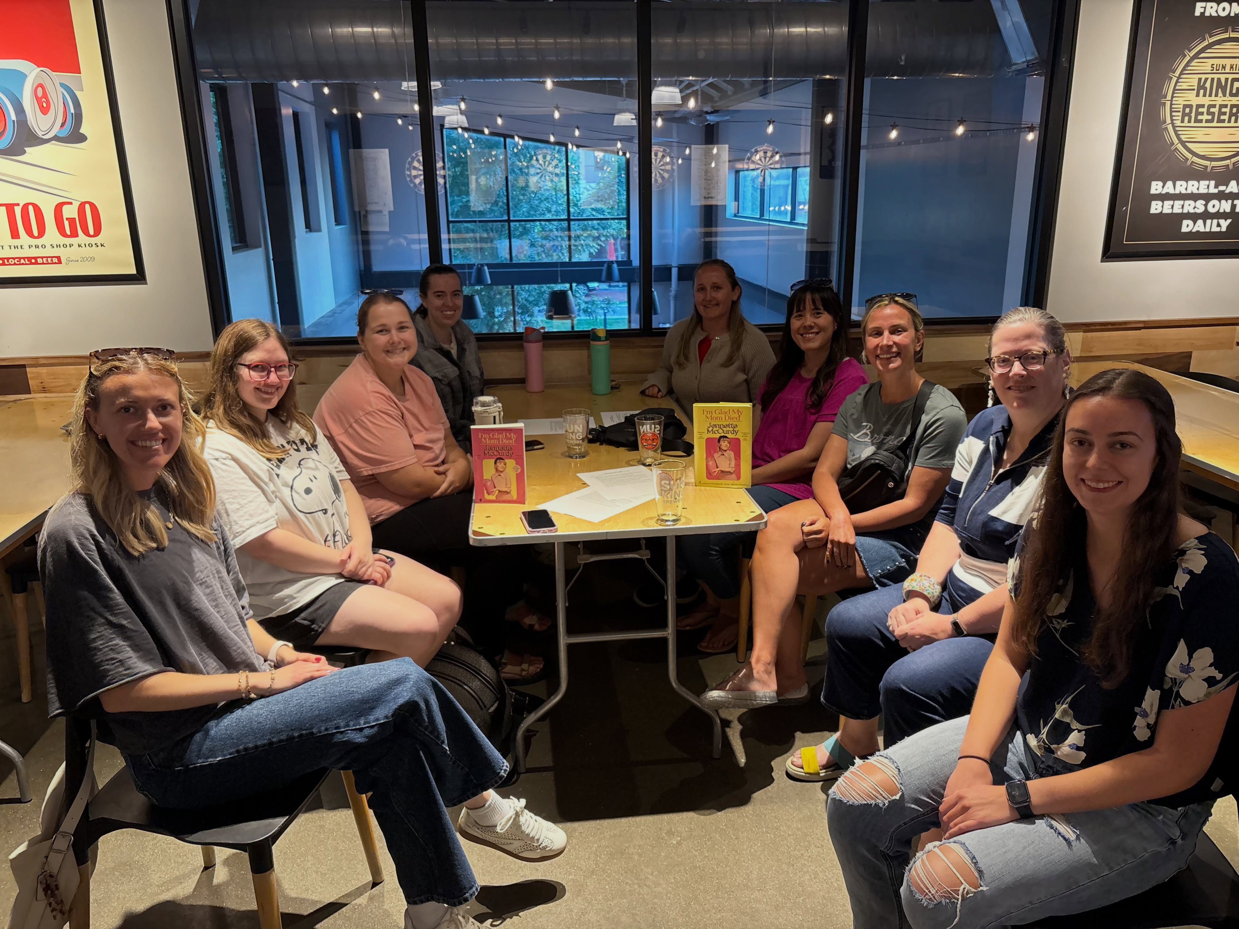 Always a great time at Book Club! 📚🫶🏼
Be sure to check out our June and July book picks (on our website and under our highlight tabs on insta ) and join us for a fun evening of discussion and connection. Our Book Club meets on the last Wednesday of every month at Sun King in Carmel and is hosted by our amazing ambassadors, Allison and Alexa! We’d love to have you join us!
__________________________________________________________
Hiii friends! We’re Bridget & Emily, creators of Let’s Be Friends Indy!
We’re a community of 20k+ women helping you make friends, feel included, and find fun things to do around Indy. Join us for events, local spots,giveaways, and all things connection. You belong here. ✨
👍🏻Like + comment
🫶🏼Share with a friend
🔔 Turn on post notifications
✨ Come to an event,most women come solo!