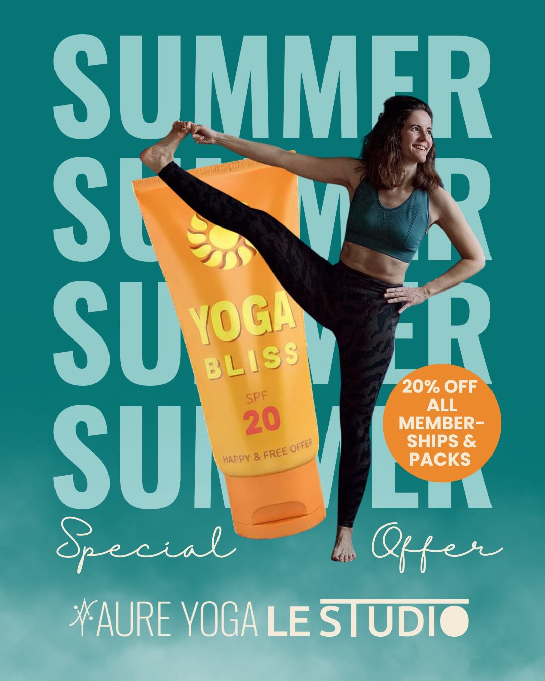 ☀️ Summer essentials checklist:
✔️ Sunscreen
✔️ Water bottle
✔️ Yoga regular practice
Summer is one of the most beautiful seasons to take care of yourself. The longer days invite us to slow down, try new things, spend time outdoors, and dedicate quality time to our physical and mental well-being.
That’s why I’m happy to share that Le Studio will remain open throughout most of the summer with a rich yoga offering. 🌿
The June schedule remains unchanged, and I’ll be sharing the July and August schedules in the coming days—a few but no major changes to be expected and only 2 weeks off mid-end of August.
And because I want to encourage you to keep showing up for yourself this summer, I’m adding an EXTRA 20% OFF all memberships and class packs! 🎉
You already know that the Unlimited Memberships and class packs offer significant savings compared to single drop-in classes. This additional discount makes it even easier to stay committed to your practice—or perhaps finally start your yoga journey.
✨ Jivamukti Yoga / Vinyasa
✨ Aerial Yoga
✨ Yin Yoga TCM
No excuses. Just an investment in yourself.
And why not bring someone along? More and more students are joining with friends, partners, and family members, and I absolutely love seeing yoga become a shared experience. ❤️
📣 Share this with someone you’d love to practice with!
⏳ This special offer expires at the end of June. After that, the discount code will no longer be valid.
Don’t wait. Don’t procrastinate. Book your plan now with this great summer discount at: www.aureyoga.com. You deserve to feel good, move, relax, and make time for yourself.
If you have any questions, just reach out! I’ll be happy to help and guide you on the mat this summer. ☀️🧘
#SummerYoga #yogavorarlberg #JivamuktiYoga #AerialYoga #YinYoga