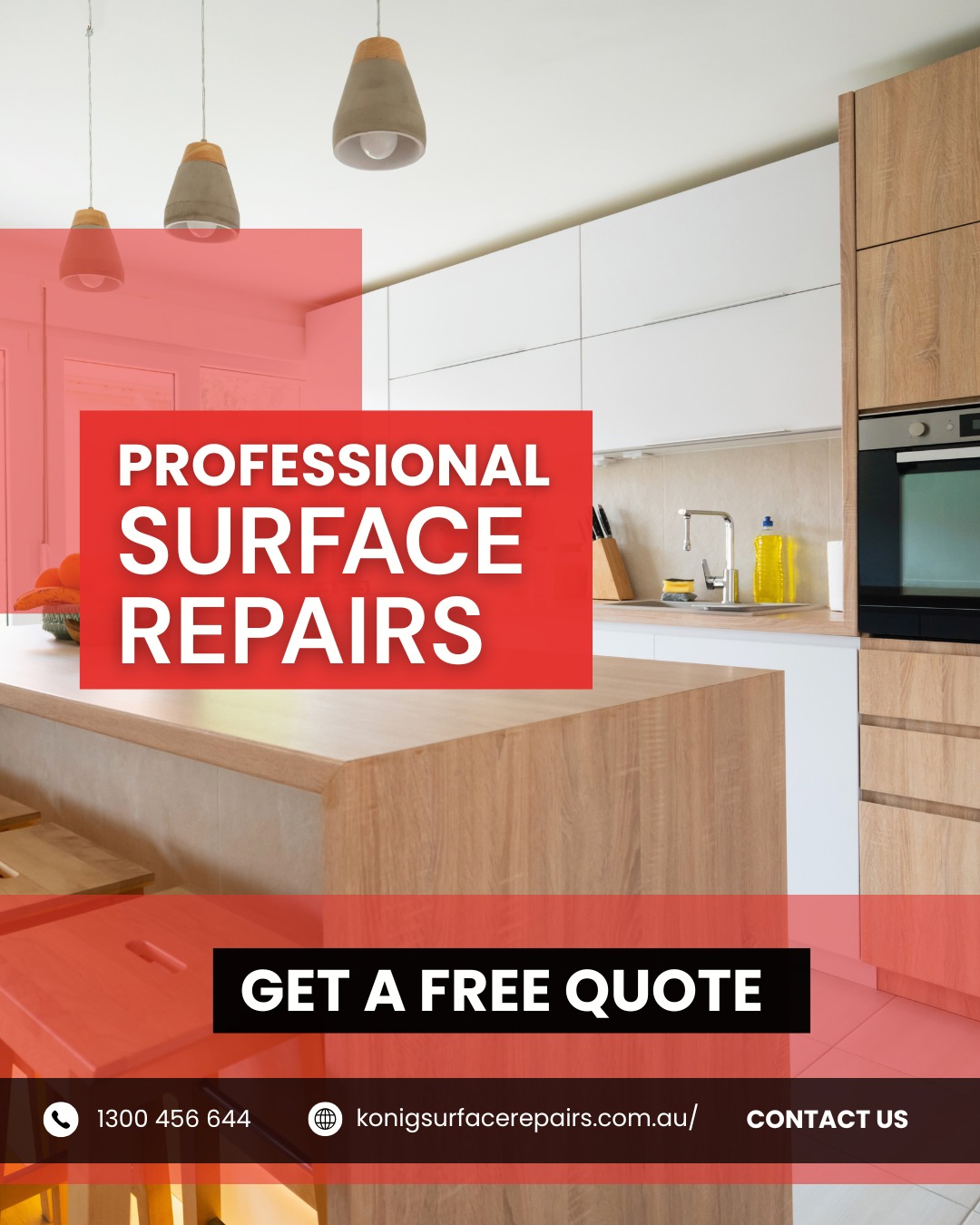 Need a surface repaired?
🔧Getting a quote is quick and easy. Simply send us photos of the damage through our online form and our team will get back to you.
From flooring and benchtops to tiles, furniture and more, Konig has you covered Australia wide.
Just visit: https://www.konigsurfacerepairs.com.au/
#surfacerepair #surfacerepairspecialists #surfacerepairing