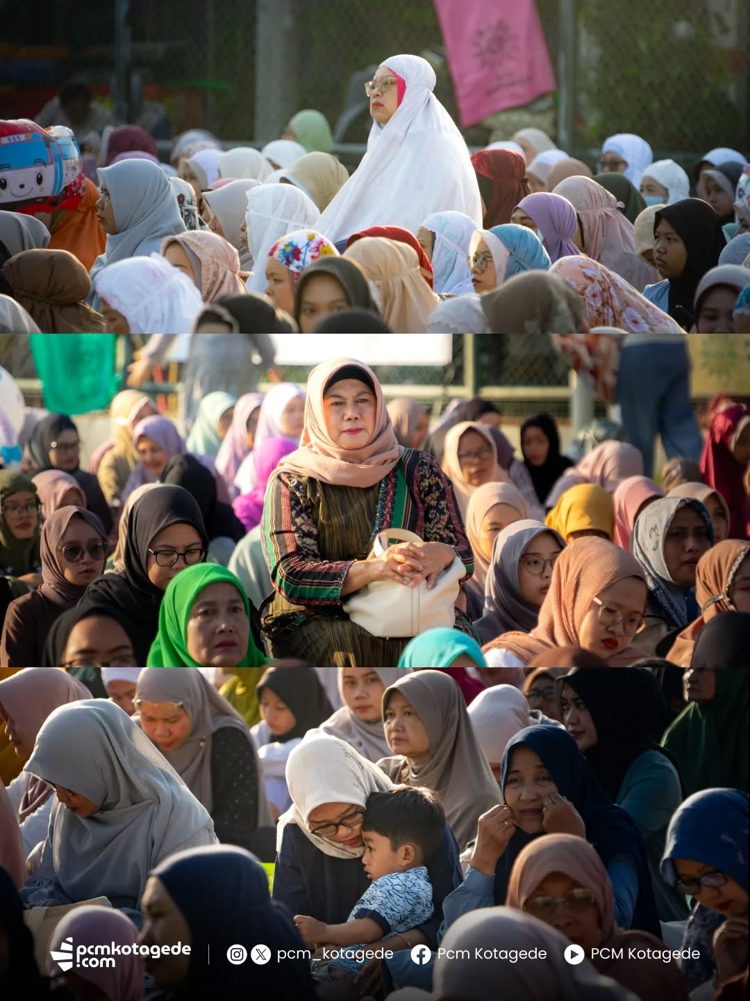 Alhamdulillah, Salat Iduladha 1447 H PCM Kotagede telah terlaksana dengan lancar dan penuh keberkahan.
Terima kasih kepada seluruh jamaah yang telah hadir dan bersama-sama menghidupkan syiar Islam di Kotagede. Semoga semangat keikhlasan dan kepedulian yang diajarkan saat Iduladha terus tumbuh dalam kehidupan kita sehari-hari.
Diselenggarakan PCM Kotagede
Lokasi lapangan karang kotagede
27 Mei 2026
#kotagede #muhammadiyah #pcmkotagede #iduladha