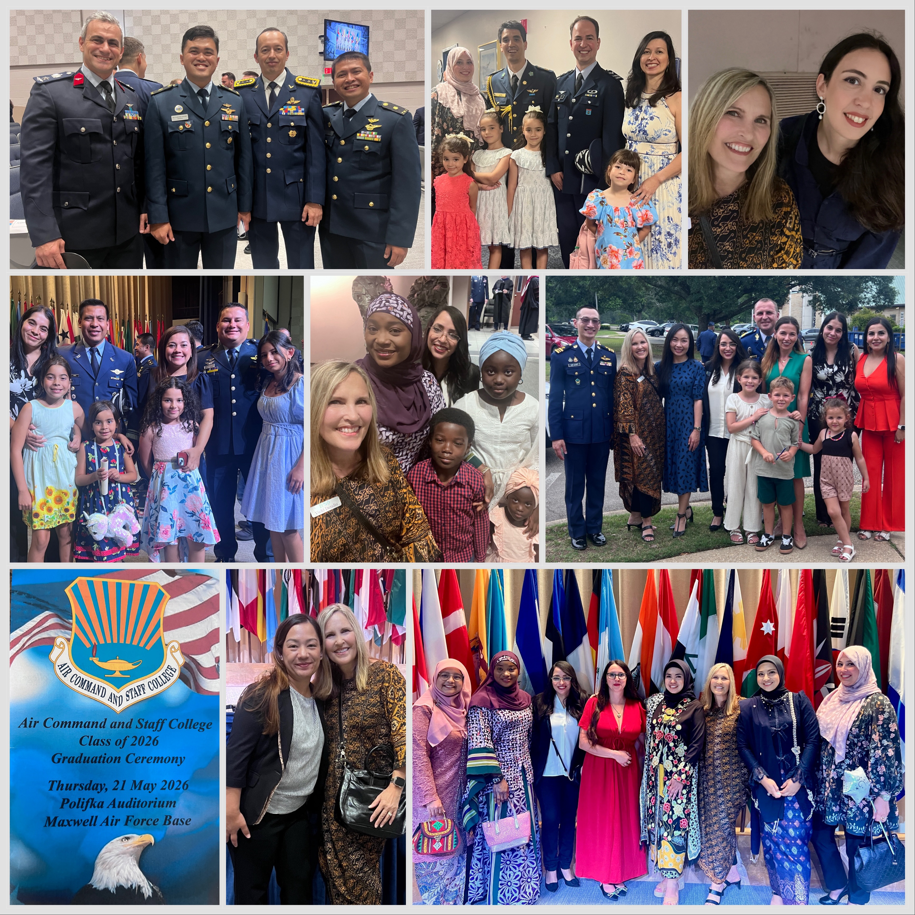 Congratulations, Air Command and Staff College Class of 2026 and families! ๐โจ
Our IFSO volunteers loved getting to personally congratulate as many of you as we could at graduation โฆ what a big, wonderful group!โจโจMore pieces of our hearts are now scattered all across the world. Much love until we meet again, dear Friends Forever! ๐
๐ฉ๐ฟ ๐ฆ๐ด ๐ฆ๐ท ๐ฆ๐บ ๐ง๐ญ ๐ง๐ฉ ๐ง๐ฆ ๐ง๐ผ ๐ง๐ท ๐ง๐ฌ ๐จ๐ฒ ๐จ๐ฆ ๐จ๐ฟ ๐ฉ๐ฐ ๐ช๐จ ๐ช๐ฌ ๐ธ๐ป ๐ช๐ช ๐ซ๐ท ๐ฉ๐ช ๐ฌ๐น ๐ฎ๐ณ ๐ฎ๐ฉ ๐ฎ๐ถ ๐ฎ๐ช ๐ฎ๐ฑ ๐ฏ๐ต ๐ฏ๐ด ๐ฐ๐ฟ ๐ฐ๐ช ๐ฐ๐ท ๐ฐ๐ผ ๐ฑ๐ป ๐ฑ๐ง ๐ฑ๐น ๐ฒ๐ผ ๐ฒ๐ฝ ๐ฒ๐ฉ ๐ฒ๐ณ ๐ฒ๐ฆ ๐ณ๐ฑ ๐ณ๐ฌ ๐ณ๐ด ๐ด๐ฒ ๐ต๐ฐ ๐ต๐ฆ ๐ต๐ช ๐ต๐ญ ๐ต๐ฑ ๐ถ๐ฆ ๐ท๐ด ๐ธ๐ฆ ๐ธ๐ณ ๐ท๐ธ ๐ธ๐ฌ ๐ธ๐ฎ ๐ช๐ธ ๐ฑ๐ฐ ๐ธ๐ท ๐น๐ผ ๐น๐ฟ ๐น๐ญ ๐น๐ณ ๐น๐ท ๐บ๐ฆ ๐ฆ๐ช ๐ฌ๐ง ๐บ๐ธ โจ
www.internationalfamilysupport.org