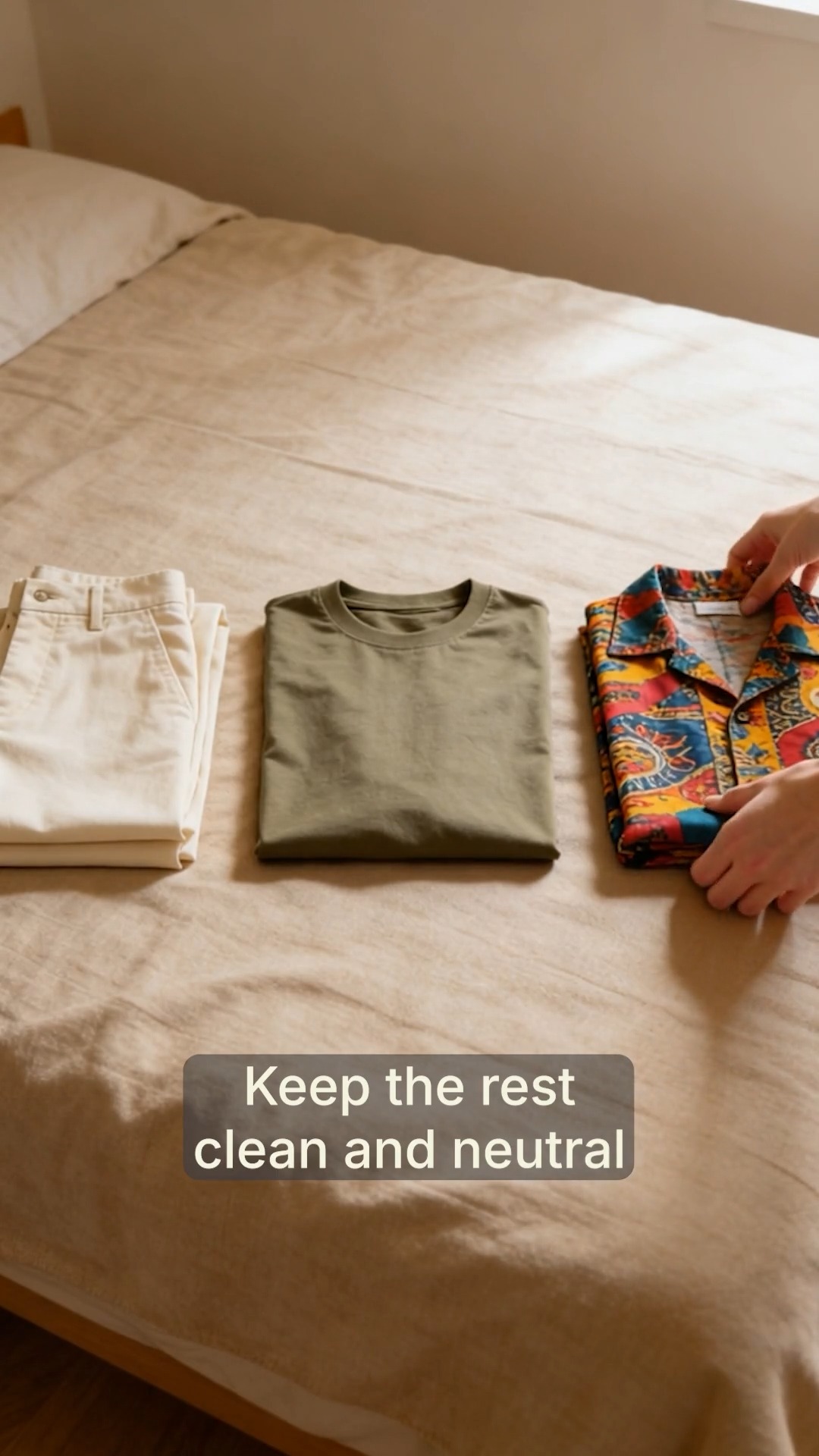 When your energy feels scattered, start with an olive green t-shirt — cooler greens read quieter to the eye. Pair it with cream or other neutral pieces, skip busy patterns and accessories, and let your outfit reduce visual demand so your system can settle.
DM or comment QUIET — we'll take it from there 🌿
FDH WEAR • LESS NOISE. MORE PRESENCE
#MindfulWardrobe #SensoryRegulationStyle #NervousSystemFriendly #SlowDressing #QuietColorClothing