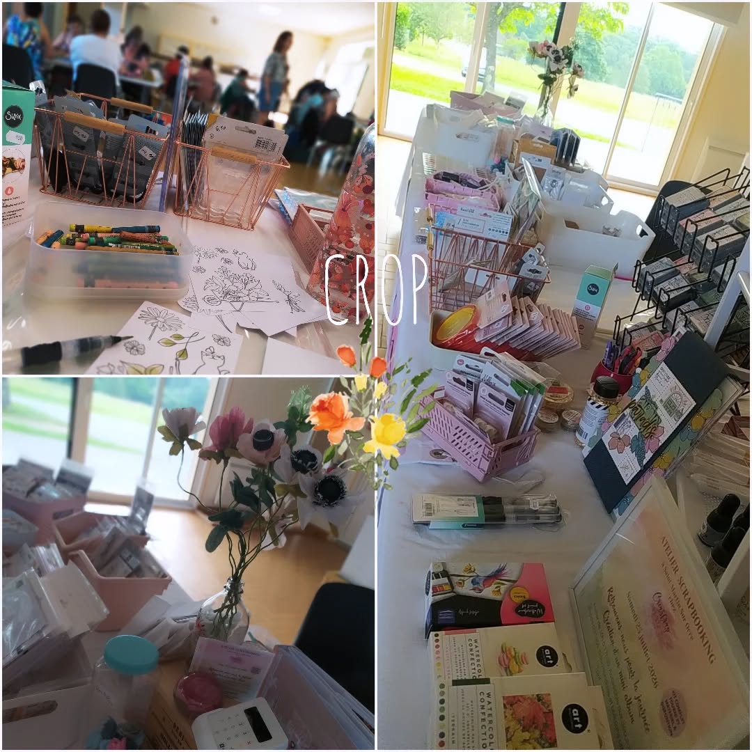 Une belle journée d'hier en crop organisée par @lorine231 avec notre @juliette.scraplife et son talent, toujours adepte de notre région ❤
Il a fait chaud, très chaud 😅
Stock à jour, n'oubliez pas l'offre du jour, bonne fête a toutes les mamans 💐
#creascrapbysyl
#scrapaddict #scrapbookingfrance #offrespéciale #fetedesmeres