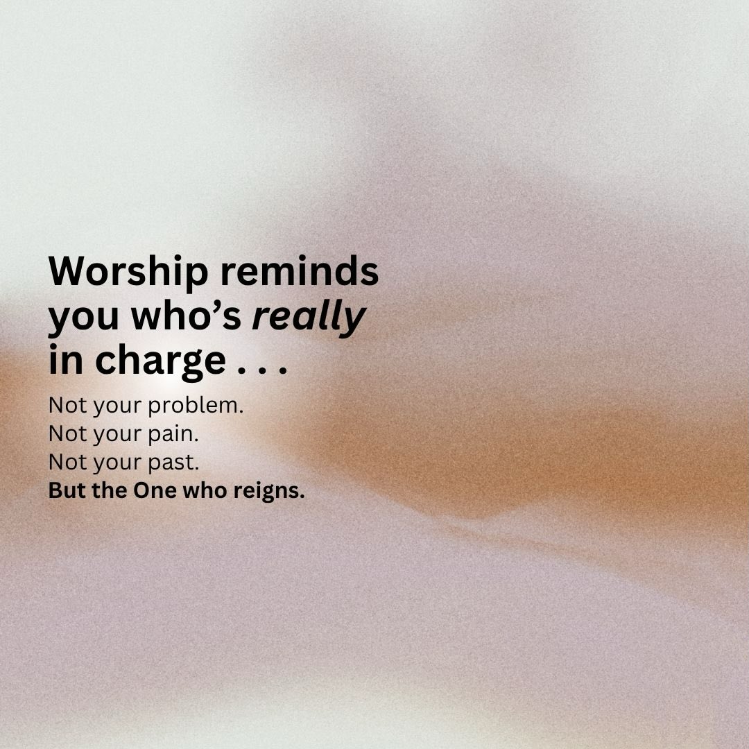 Just worship…