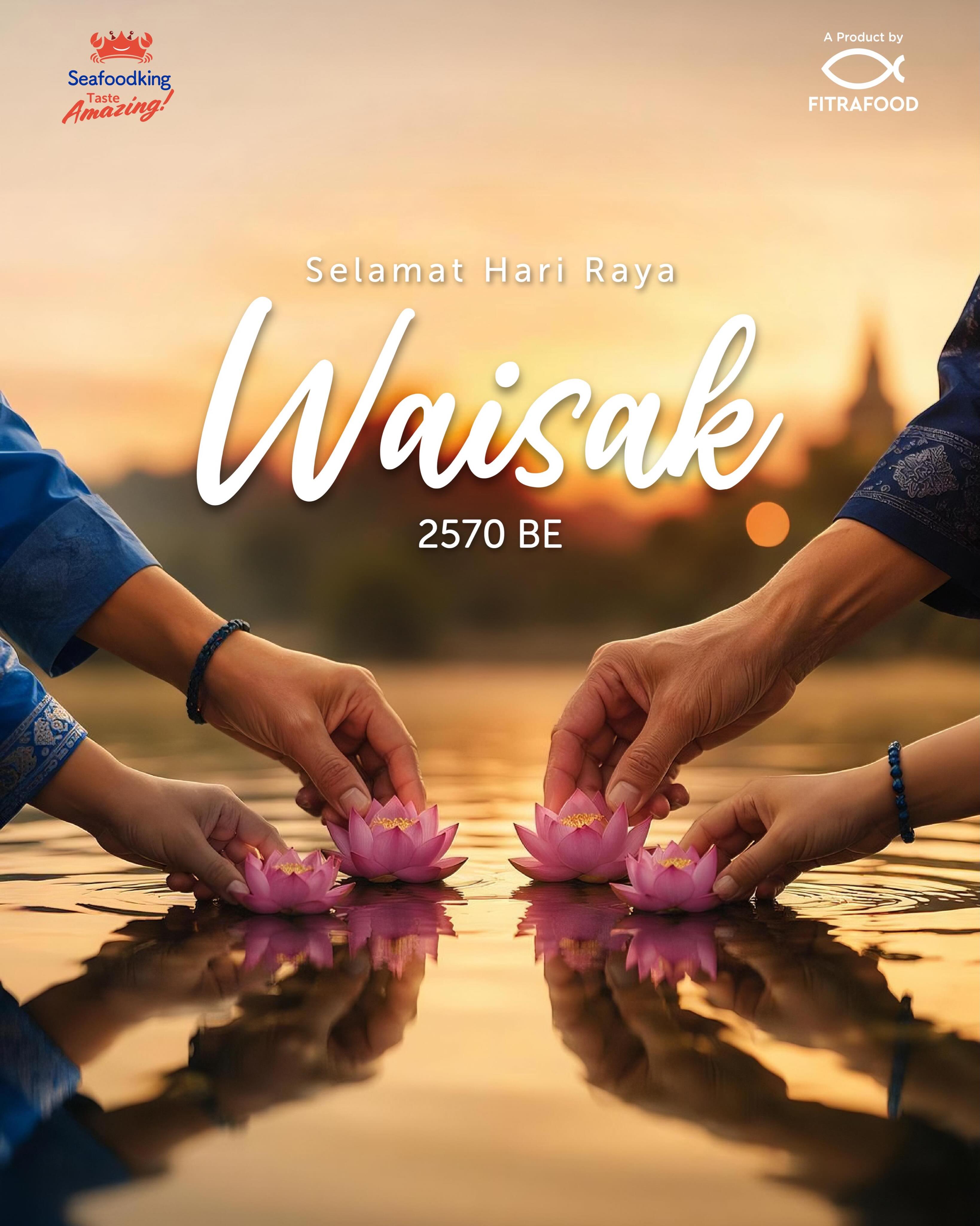 Selamat Hari Raya Waisak 2570 BE, Moms! 🪷✨
Semoga kedamaian, kebijaksanaan, dan cinta kasih selalu menyertai setiap langkah Moms dan keluarga.
Mari sebarkan kebaikan dan ciptakan lebih banyak momen yang #Amazing! 💙
#seafoodking #fitrafood #indonesia