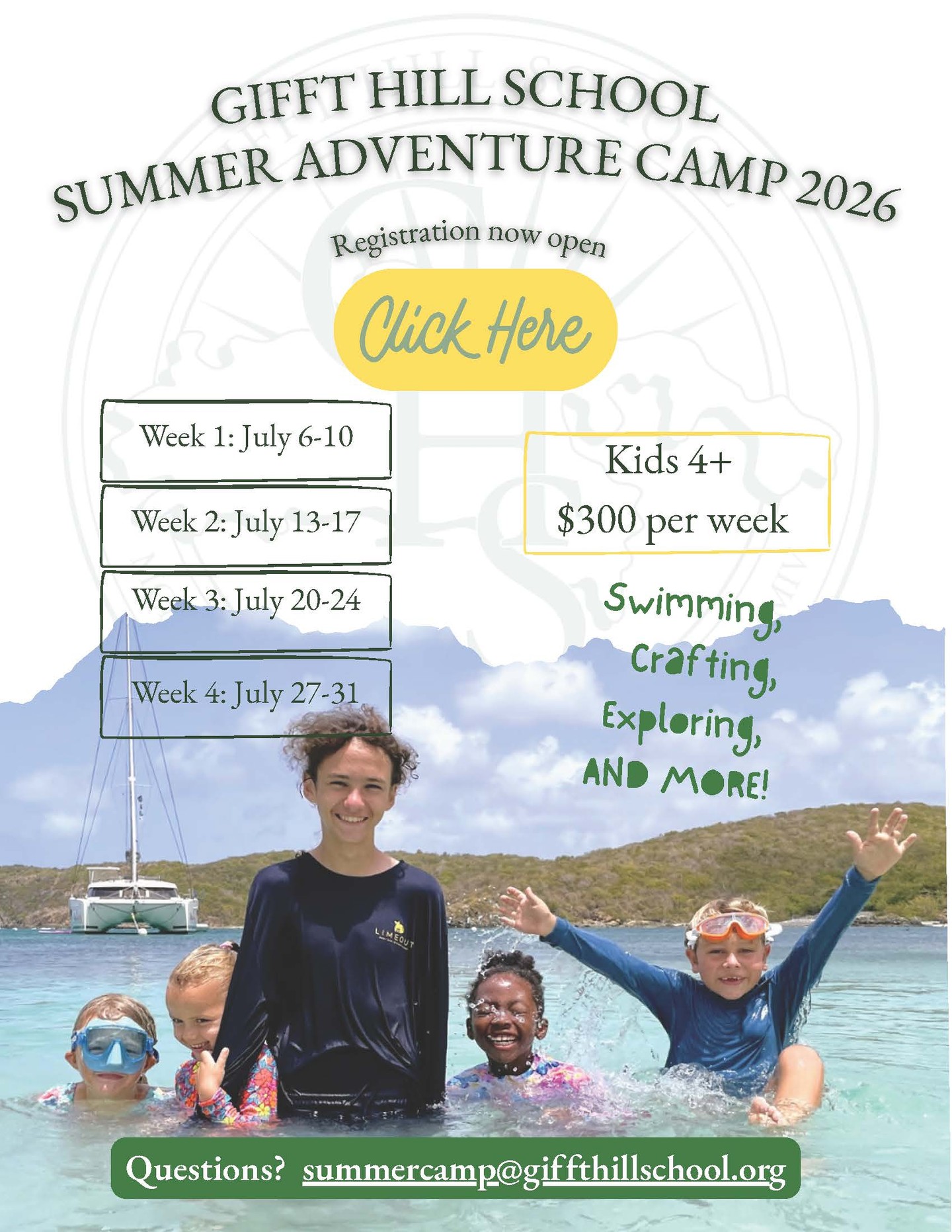 A few spots are still available for weeks 3 and 4 of GHS's Summer Adventure Camp! Please see flyer for more details and click here to register your child: https://tinyurl.com/yesmcm9m
#summeradventurecamp #youthsummerfun #outdoorlearning