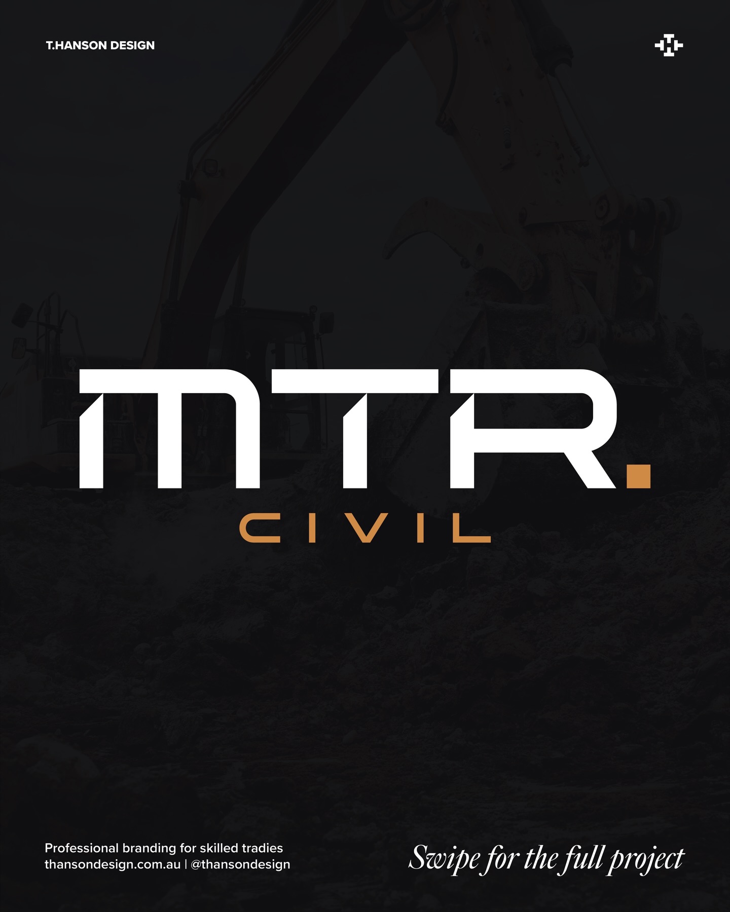 The brief was simple: no excavator buckets 🚜
When we started this project, I looked at @mtrcivil competitors and lo and behold all of them had outdated, generic logos with clip art excavators.
To stand out against these businesses, the owner wanted a simple design that drew attention, and to focus on the brand name (his initials).
Now he’s set up with a brand that feels premium and established from the get go.
If I was to line these brands up next to each other and I know which I’d choose 😮💨