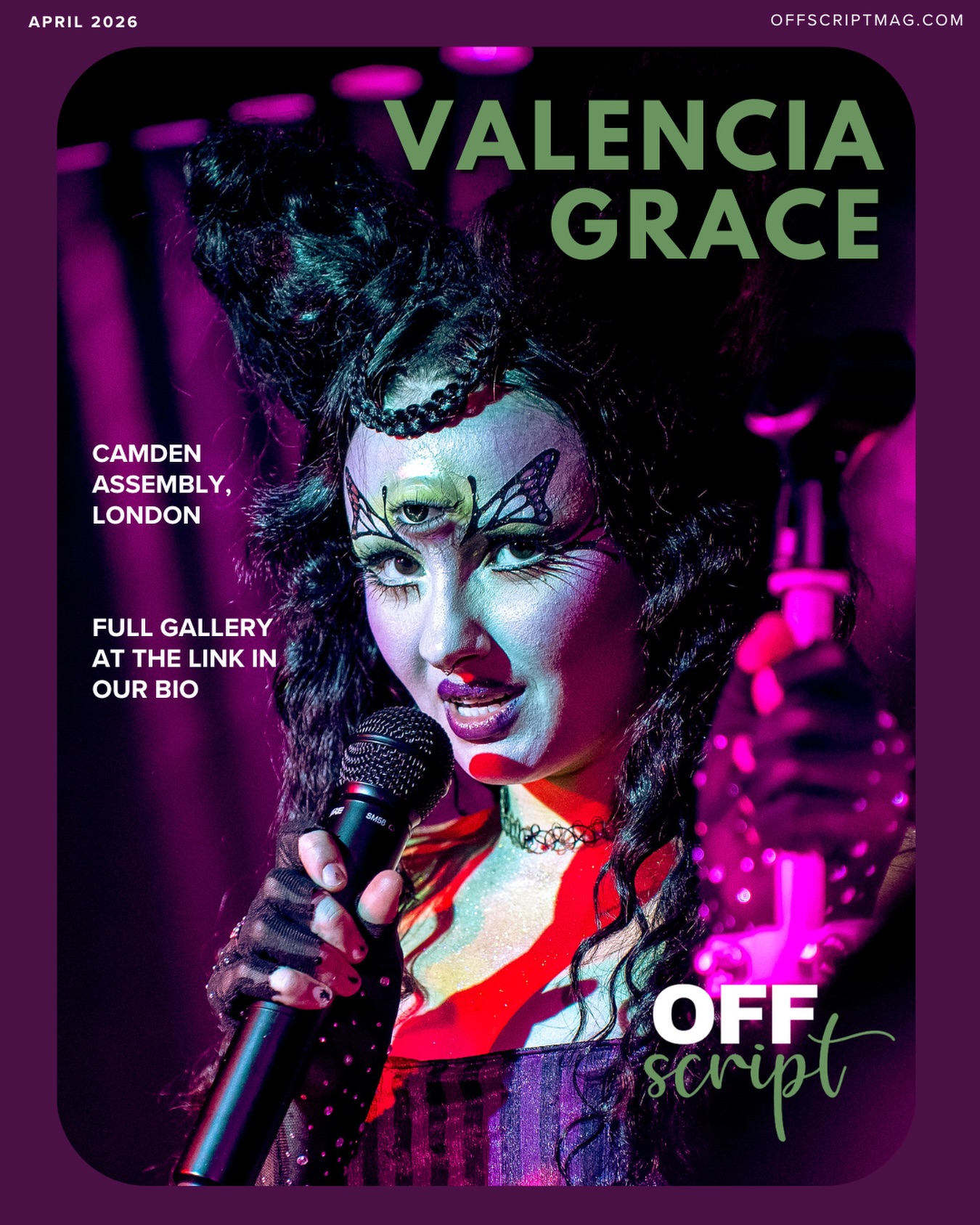 Valencia Grace at Camden Assembly! 🎵✨
See full gallery at the link in our bio 🔗
📸 @demiwaitvisual
#valenciagrace #concertphotography #offscriptmag #musicmagazine #magazine