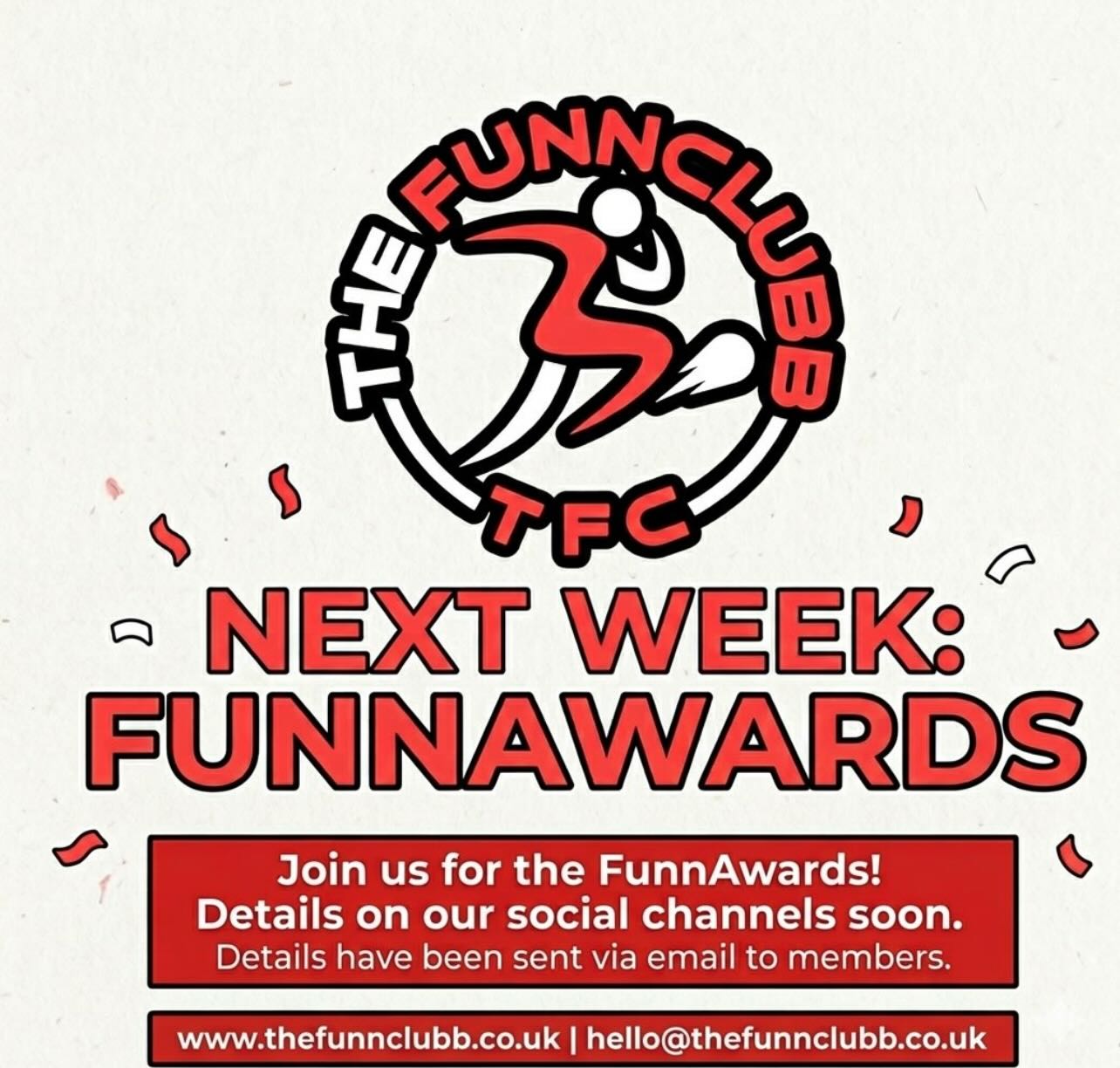 🏆 THE FUNNAWARDS ARE BACK! 🏆
This time, we’re talking serious trophies. 👀 Who’s taking one home?
Mark your calendars for the weekend of July 4th & 5th. Be there or be square! 🟥