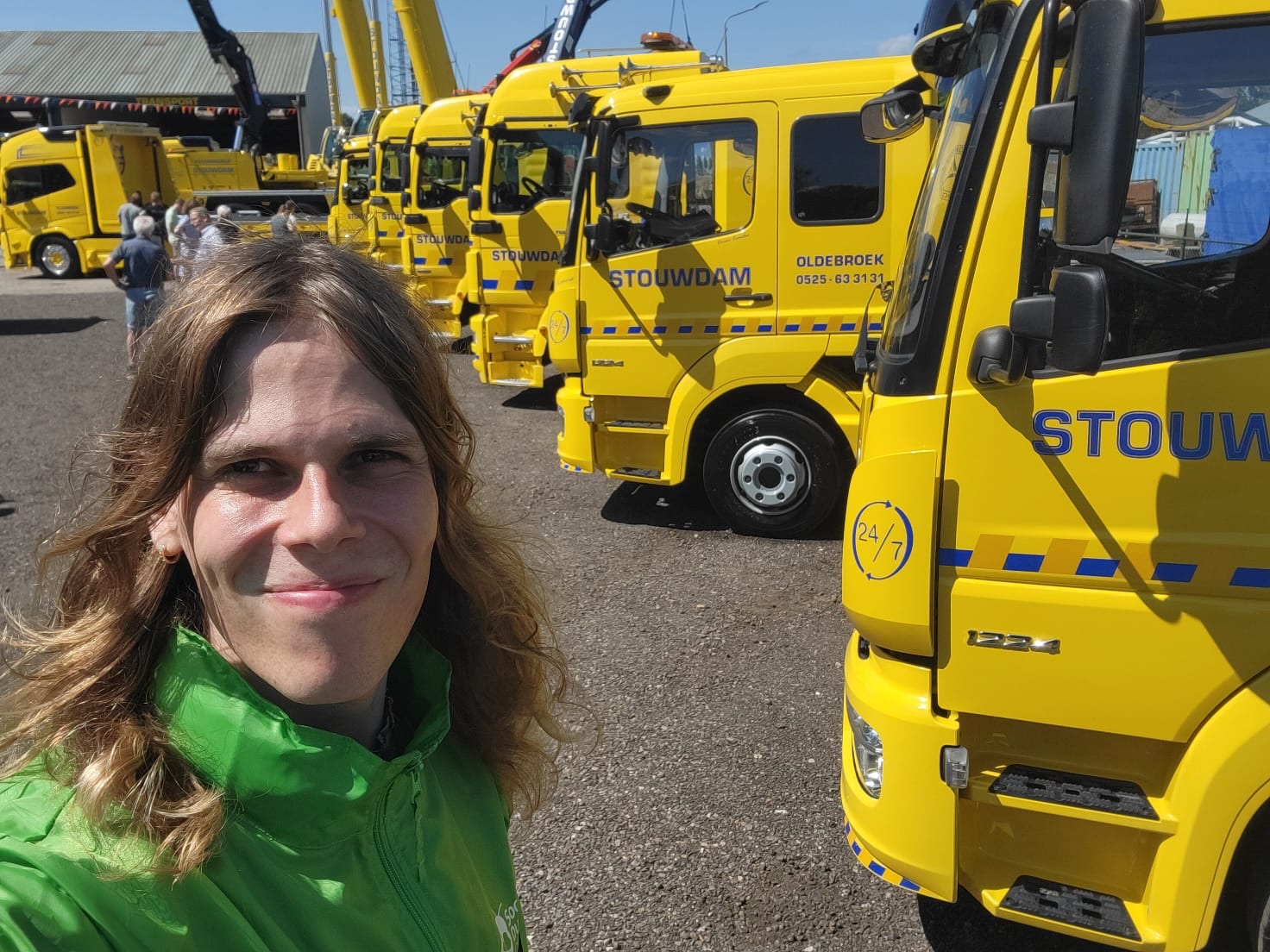 Open dag bij @stouwdam_berging en daar is Silvie (werkt bij Rijkswaterstaat) natuurlijk graag bij aanwezig!