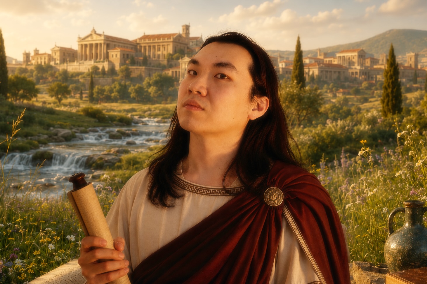 Asian playing a Roman role? 🤓 Nihil impossibile est ❤️ Counting down to the world premiere of M. Zelenaia’s Caligula’s Favorite Play on 16 June in Teatro Olimpico di Vicenza 🎉 #opera #tenor #theatre #singer #actor