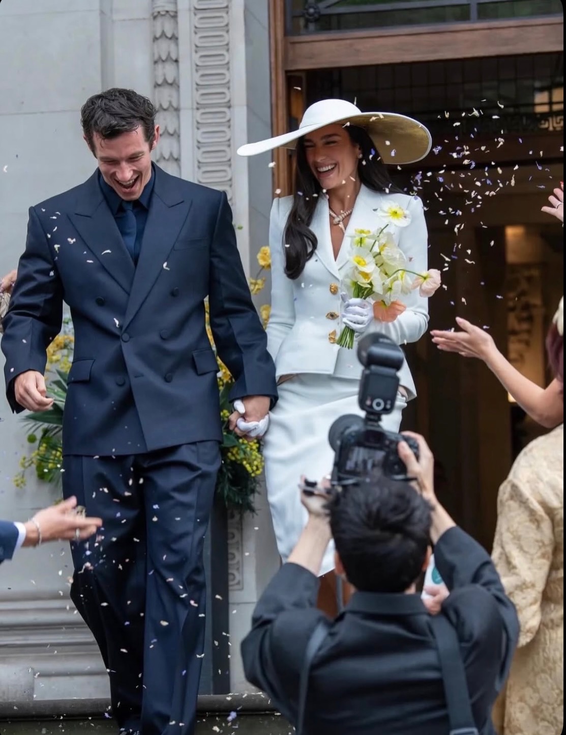 When youโre the something blue ๐ฉต๐ congratulations to the iconic @dualipa and @callummturner!!
Goals, goals, goals! #dualipa #callumturner #citywedding
