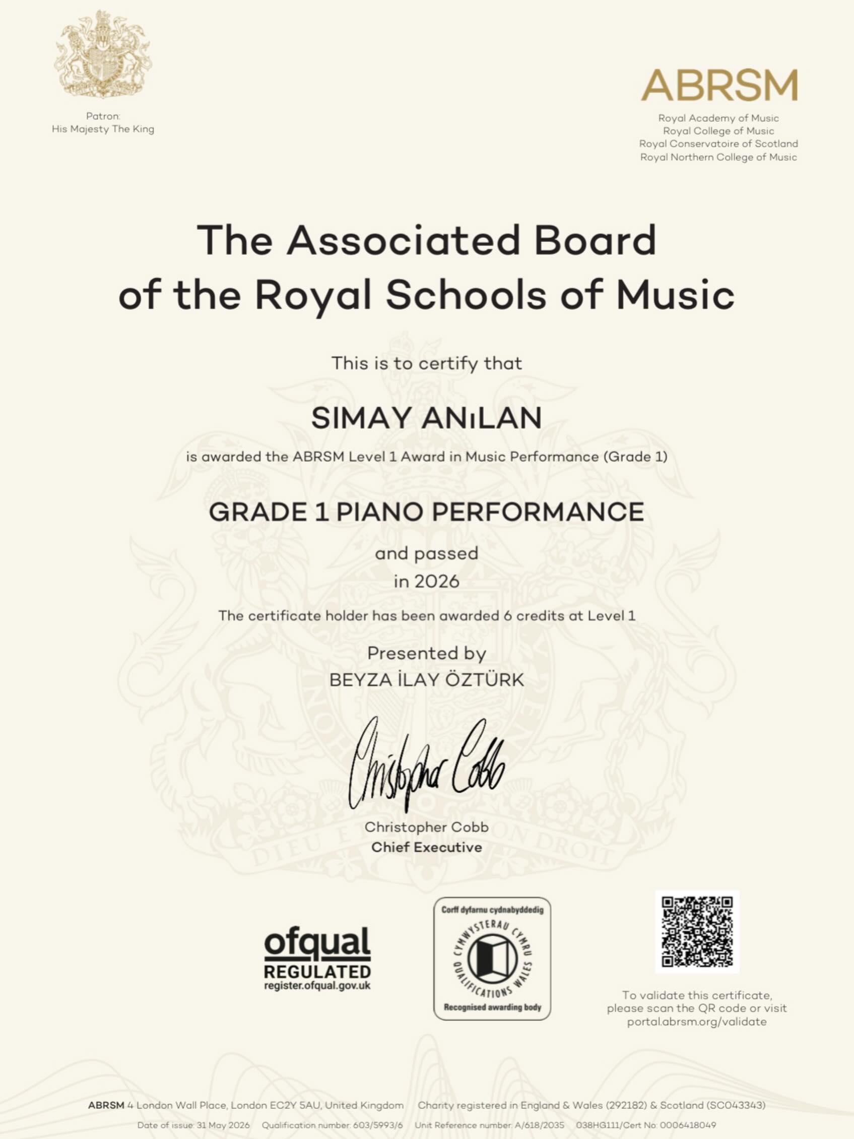 Öğrencimiz Simay Anılan, Royal Akademi 1.Aşama sınavını başarı ile geçmiştir😌. Kendisini ve öğretmenini tebrik ediyor👏🏻🎊 başarılarının devamını diliyoruz🙏🏻🌺 🦋