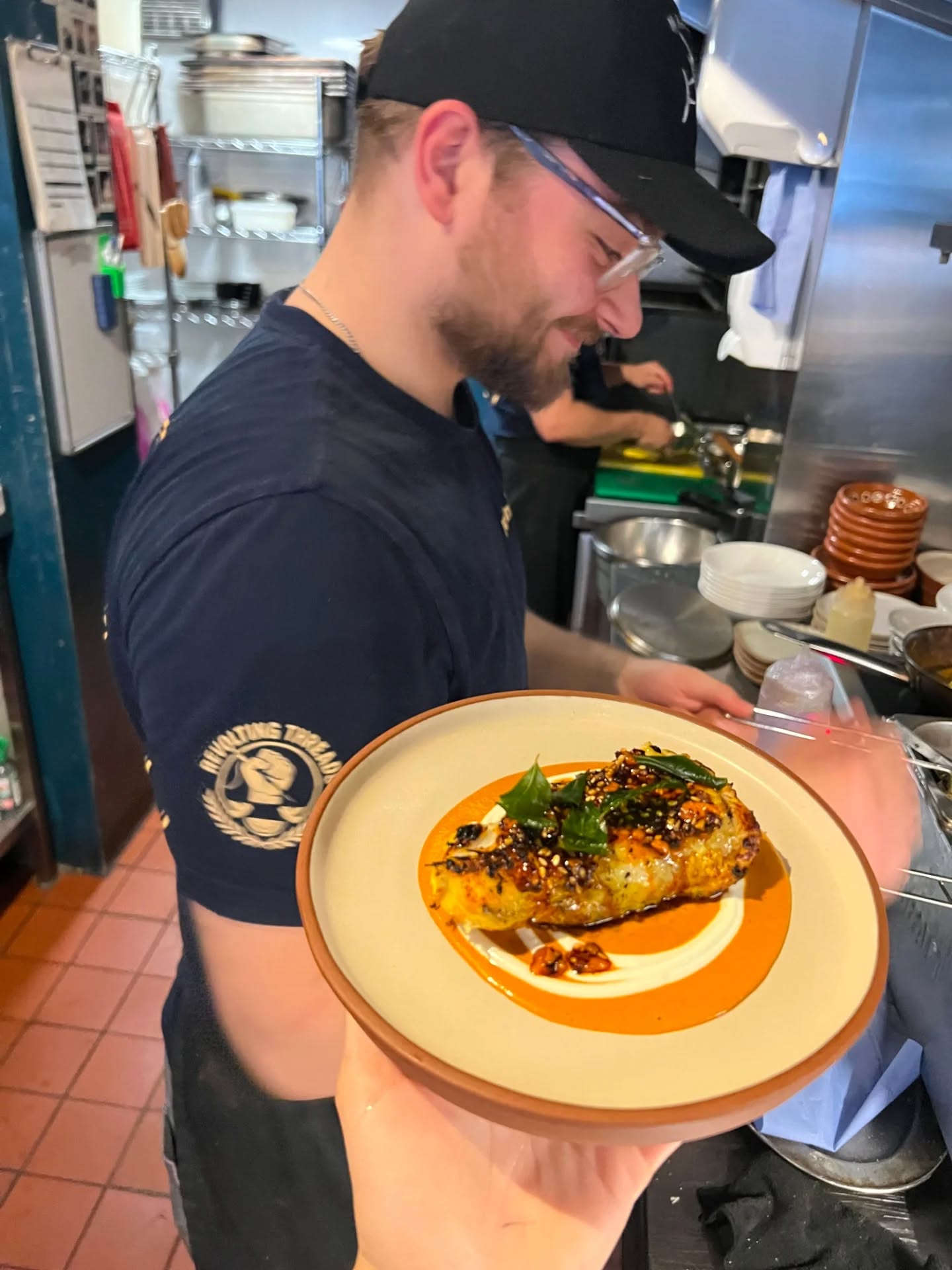 Tom and the monkfish
.
.
.
.
.
.
.
.
#grilledfish #woodfired #brightonfood #localfood