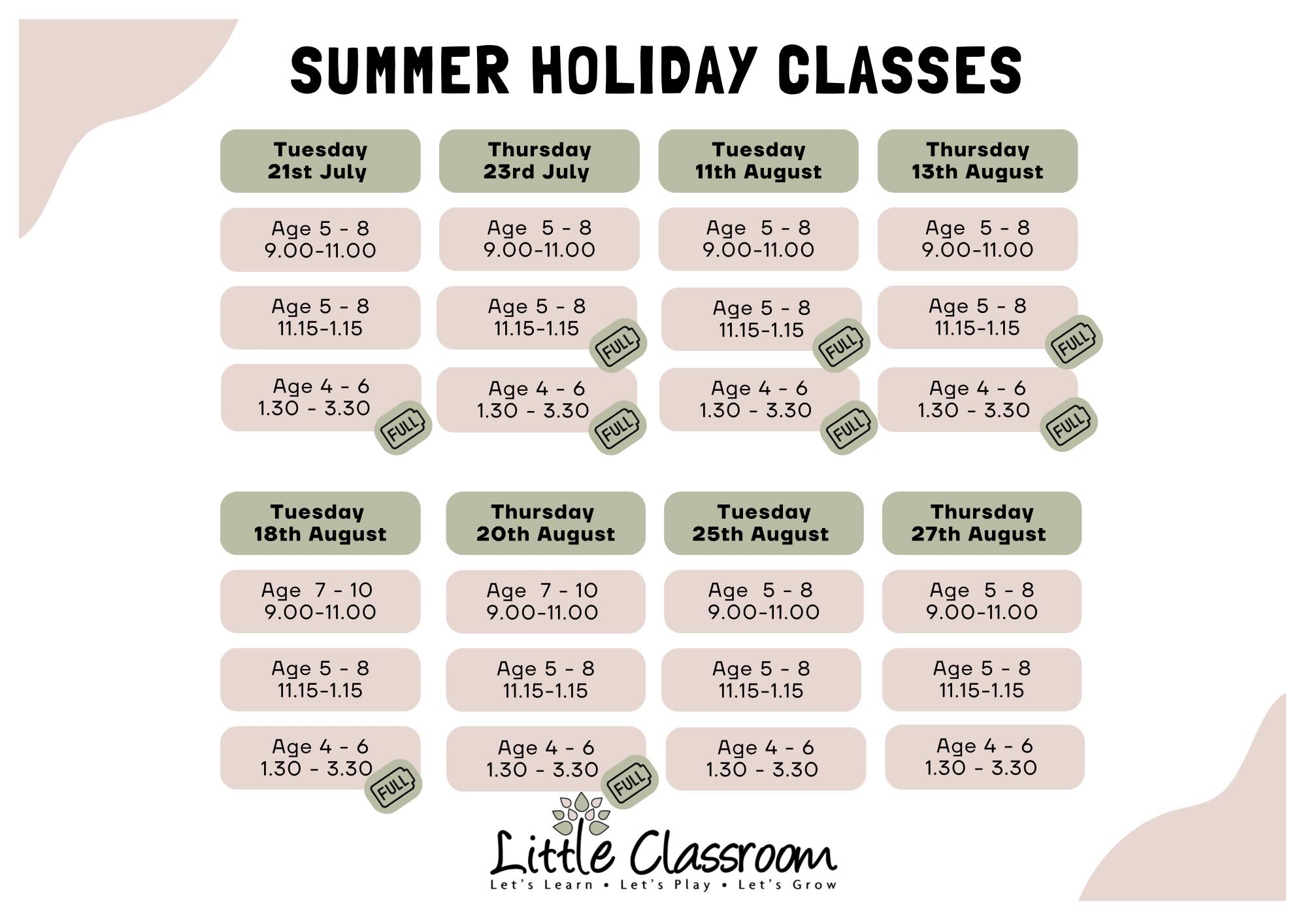 ☀️ Summer Holiday Classes – Keep Learning Going! ☀️
The summer holidays are a great time for children to relax, but it’s also important to keep some learning routines in place so they don’t forget what they’ve worked so hard to achieve throughout the year.
Our Summer Holiday Classes are designed to help children stay engaged, build confidence, and continue making progress in:
📚 Reading
✏️ Writing
🔢 Maths
✅ 2-hour sessions
✅ Small groups of just 6 children
✅ £35 per session
Many classes are already full or nearly full, and only a limited number of spaces remain.
If you’re interested in securing a place for your child, please send me a DM for more information and availability.