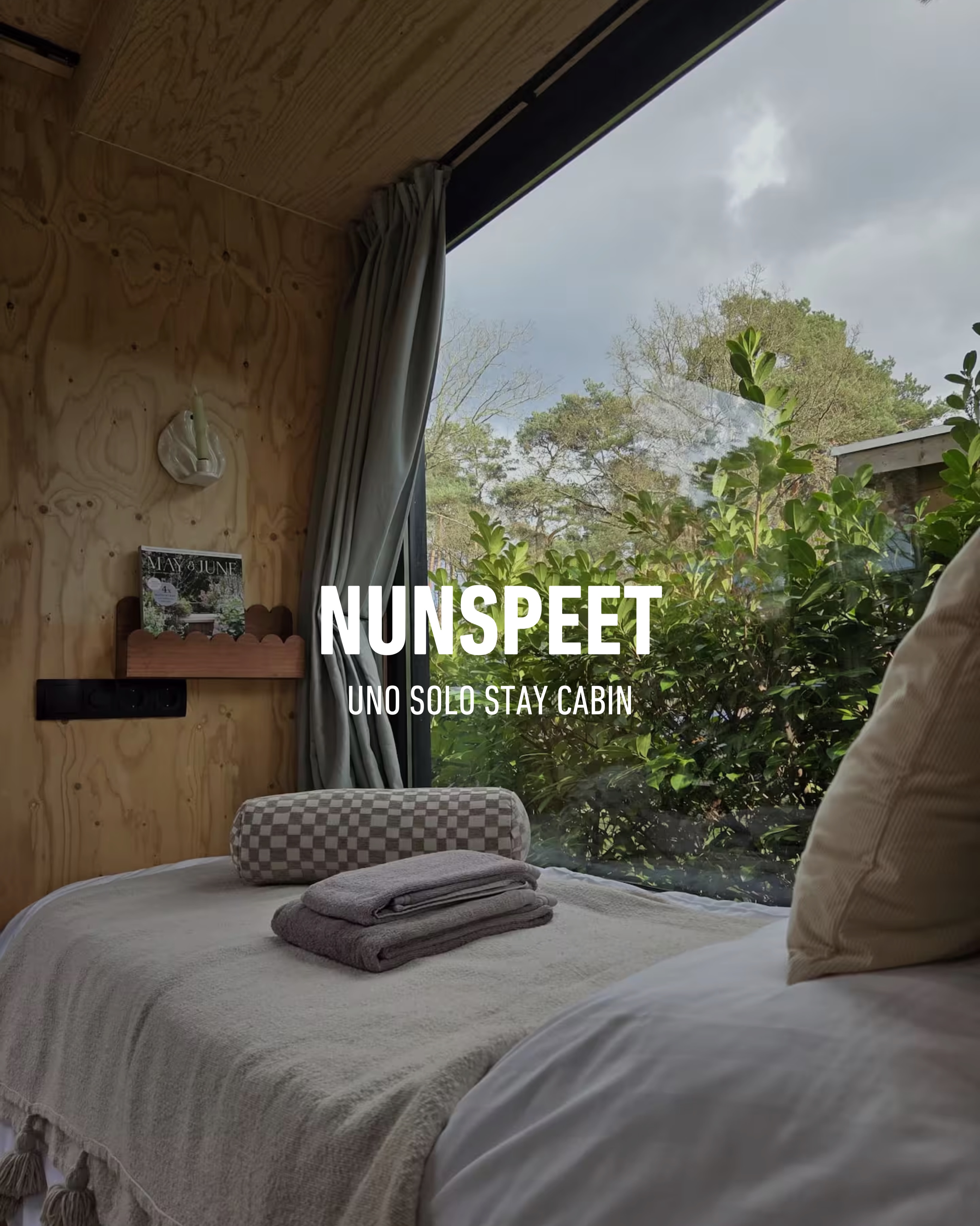 NEW STAY! 💤
Sometimes after a long day in the saddle, you just want one thing: silence.
@uno.solostaycabin in the forests of Nunspeet is designed for exactly one person and that person is you. Wake up to green views through floor-to-ceiling windows, fall asleep with blackout curtains, and enjoy your own kitchen, bathroom and terrace.
Perfectly located for bikepacking the quiet heathlands and forest trails around Nunspeet, with easy access to some of the best gravel in the Netherlands.
🔑 Contactless check-in
🛏 Solo bed by the window
☕ Basic kitchen & private bathroom
🌿 Terrace + forest park setting
A proper reset spot, now part of the Bikepacking Holland network.