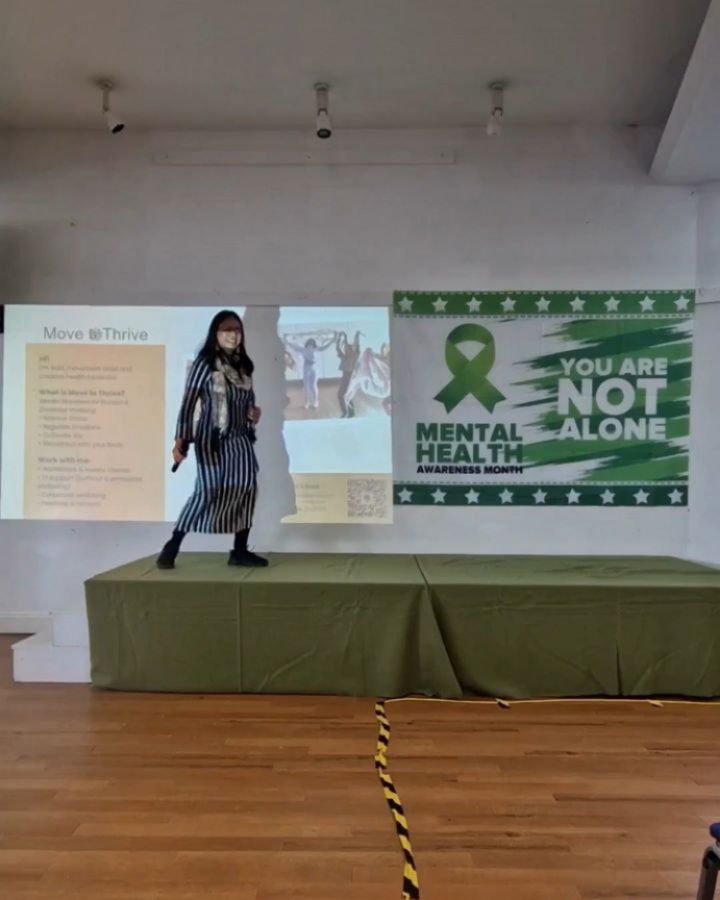 A few reflections from the Wellbeing Fair earlier this month organised by @nesha_canvascreations and @spalondonuk in aid of @allkindmentalhealth ✨️
It was my first time having a stall at an event like this.... and I thought I would be talking about movement.
And I was....
But what stayed with me most was the openness of the conversations and the willingness of people to share their own mental health journeys.
People stopped by curious about the colourful scarves on my table. :)
"Why the scarves?"
But the questions that followed was where the depth was found,
"What is mindful movement?"
"How can something so simple support mental health?"
"Why does play matter when life feels heavy?"
"What does it actually mean to come back to yourself?"
Often the conversation began with curiosity, and then gently moved towards something deeper.
Burnout.
Disconnection.
The search for joy after long periods of holding it all together.
The need for something that doesn’t ask you to perform healing, but instead invites you to feel your way back in.
I keep saying this and was reminded of it yet again...
Not everyone needs more information.
Many people need a way in.
A soft entry point into their own body again.
Something that feels safe enough to begin with.
Sometimes that is breath.
Sometimes it is small, repetitive, mindful movement.
Sometimes it is play, before meaning arrives.
I left the day feeling genuinely moved by the collective willingness in the room to speak honestly about mental health, and to stay present with each other in it.
Deep gratitude to Nesha for creating and holding this space with such care, to all the other facilitators and exhibitors in the room, and to everyone who stopped, listened, asked, shared, or simply lingered for a moment longer than they expected.
These spaces and these conversations matter more than we realise. 💛
#MoveToThrive
#mindfulmovement #burnoutrecovery #communitywellbeing #mentalhealthawareness