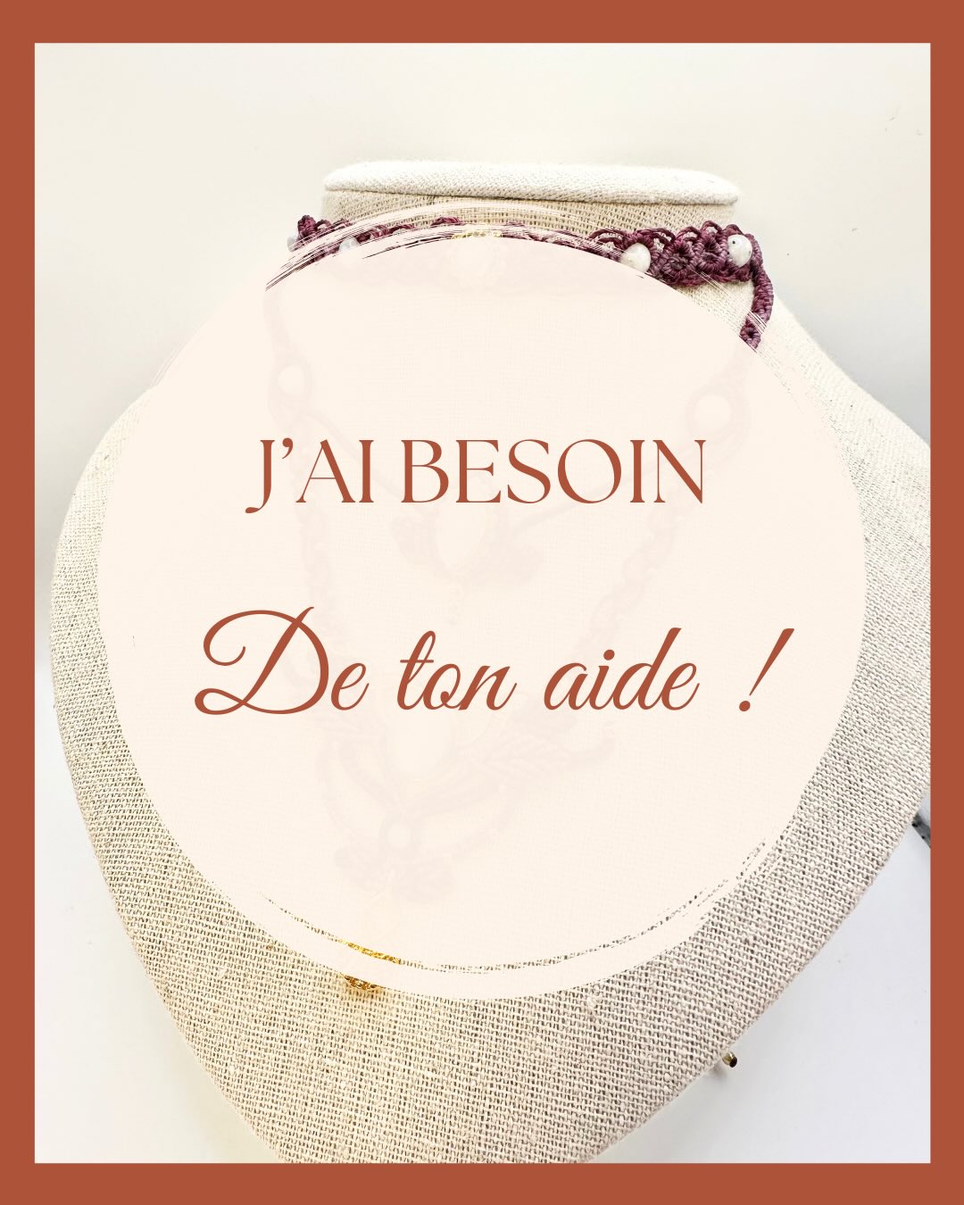 Alerte dilemme artisanal !
On pourrait croire qu’après toutes ces années à créer des bijoux, choisir les couleurs serait la partie la plus facile... Mais non !
Je dois préparer un nouveau tuto et j’hésite entre plusieurs combinaisons de couleurs et de pierres.
Alors aujourd’hui, j’ai besoin de vous ! ✨
Dites-moi en commentaire quelle est votre préférée ?
🍂 1
🖤 2
🦋 3
🪬4
Merci !