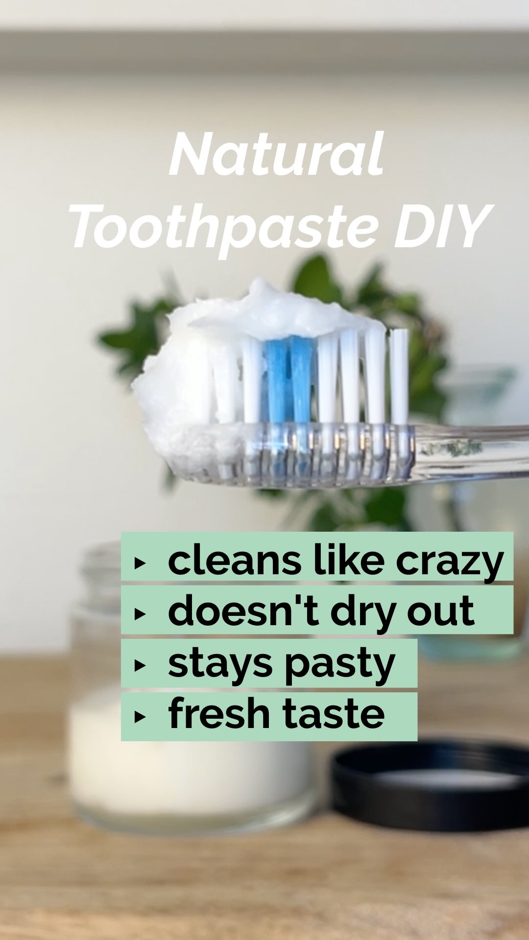 You’ll be shocked if you read the fine print on your toothpaste…
Mine contains PEG 6, sorbitol, titanium dioxide, fluoride, and other harmful stuff.
And what about these warnings:
🚫Only brush 2 times per day (max. 3 times).
🚫Don’t swallow toothpaste, spit it out.
🚫Not suitable for children under 12.
🚫Keep out of reach from children.
🚫Stop using when you experience irritation and go to your dentist if symptoms persist.
🚫Consult your doctor when you notice swelling in your mouth or face.
Uhhhhmmm?
What??
Why do we need fluoride and other chemicals, if we can clean our teeth and mouth naturally?
🦷 I tried a few natural toothpaste recipes, and for me…, this one is by far the best.
Most recipes use more baking soda or bentonite clay, which will make the toothpaste powdery or compromise pastiness because it dries out a lot. This recipe will stay pasty so it’s easy to use.
RECIPE
🔸3 tbsp coconut oil > (antibacterial, adds body)
🔸2 tsp aloe vera gel > (soothes gums, hydrates, and keeps the paste soft)
🔸0.5 tsp food-grade vegetable glycerin > (keeps it creamy and smooth)
🔸1 tsp baking soda > (cleans without scrubbing)
🔸10 drops peppermint essential oil > (freshens breath, antibacterial)
🔸2-3 drops clove essential oil > (great for oral health)
Mix well. Store in a sealed glass jar.
Use within 2–3 weeks.
I combine this natural toothpaste with OIL PULLING (for 10-15 minutes) and scrape my tongue with a copper scraper every day. My dentist noticed the difference!
❗️Warning!
DO NOT spit it out in your sink but in your bin.
The coconut oil will potentially clog your drains.
👉 tag a friend who needs to hear this
💚Follow @helloherbal.world for tips and DIYS to live life naturally
#NaturalToothpaste #NonToxicLiving #homemadetoothpaste #NaturalRemedies #herbalremedies