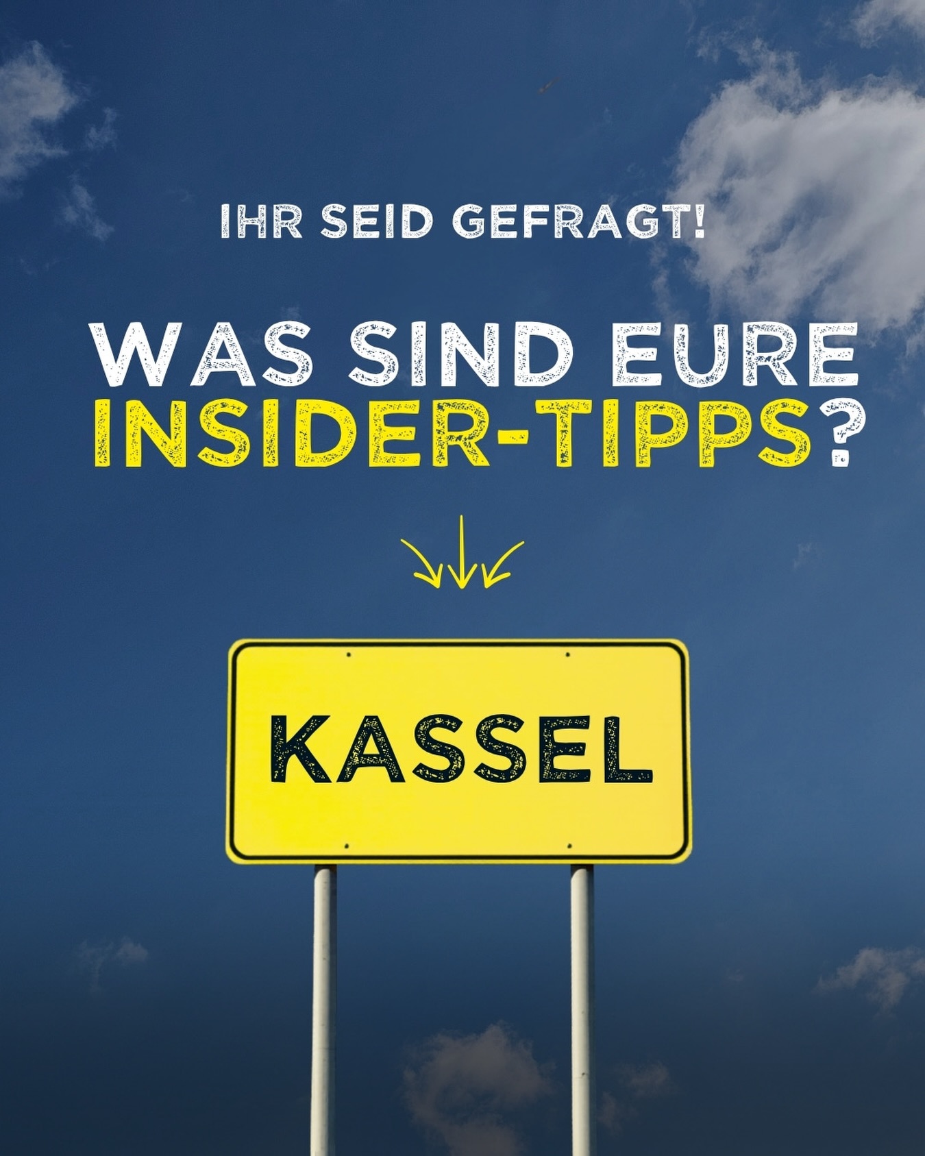Höchste Zeit für echtes Insider-Wissen! 🤫🔍
Show-Action können wir – aber wo gibt es davor das beste Essen, das kühlste Bier oder den entspanntesten Rückzugsort in Kassel?
Verratet uns eure geheimen Lieblingsorte der Stadt!👇💬