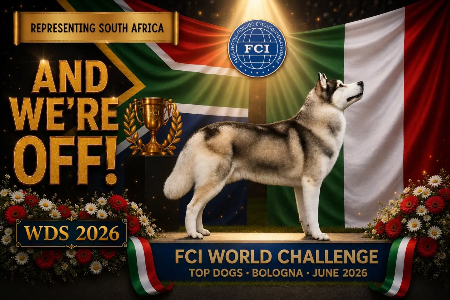 First part of our journey starts now... JHB ๐โก๏ธ CPT
#wds2026 #worldchallengeoftopdogs2026 #teamKnox