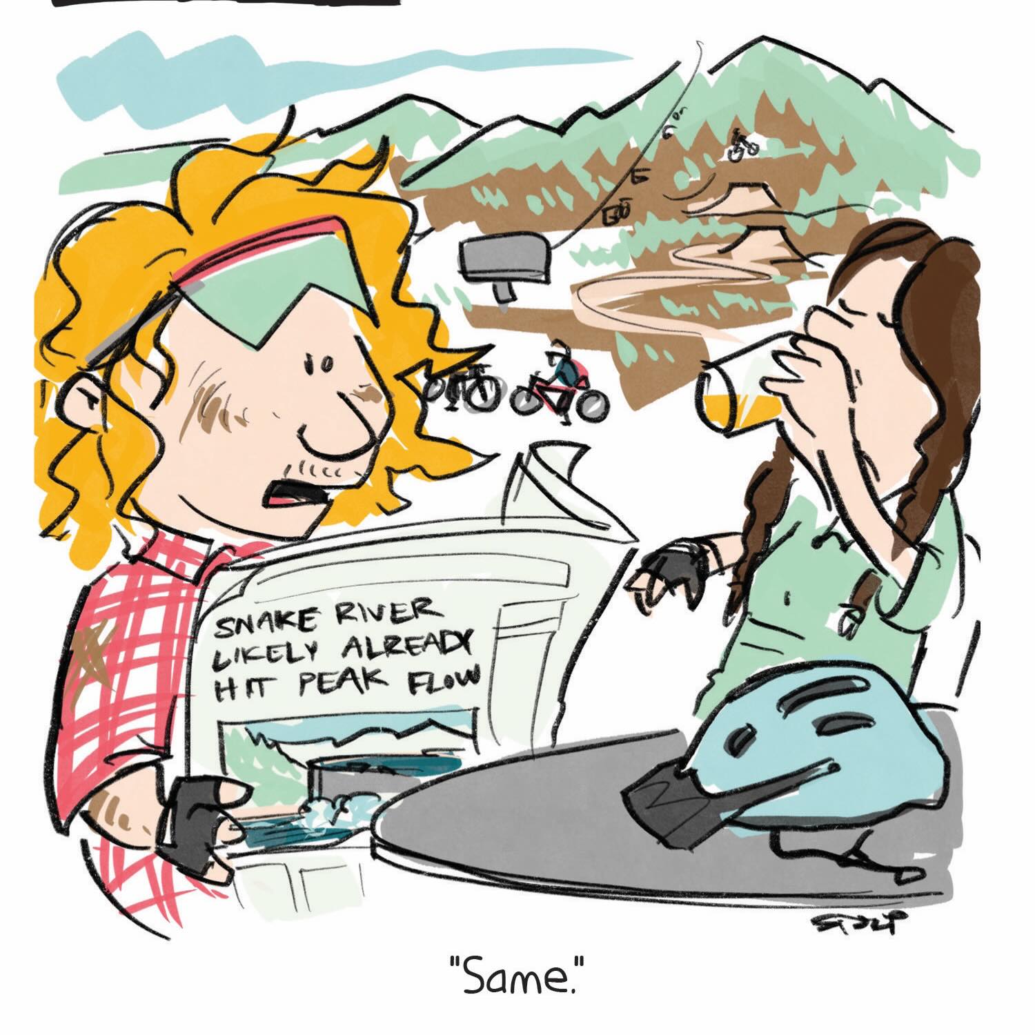 Better late than never. Not in my flow.
#mountainbikelife #flowstate #drought #snakeriver #mtbmemes
