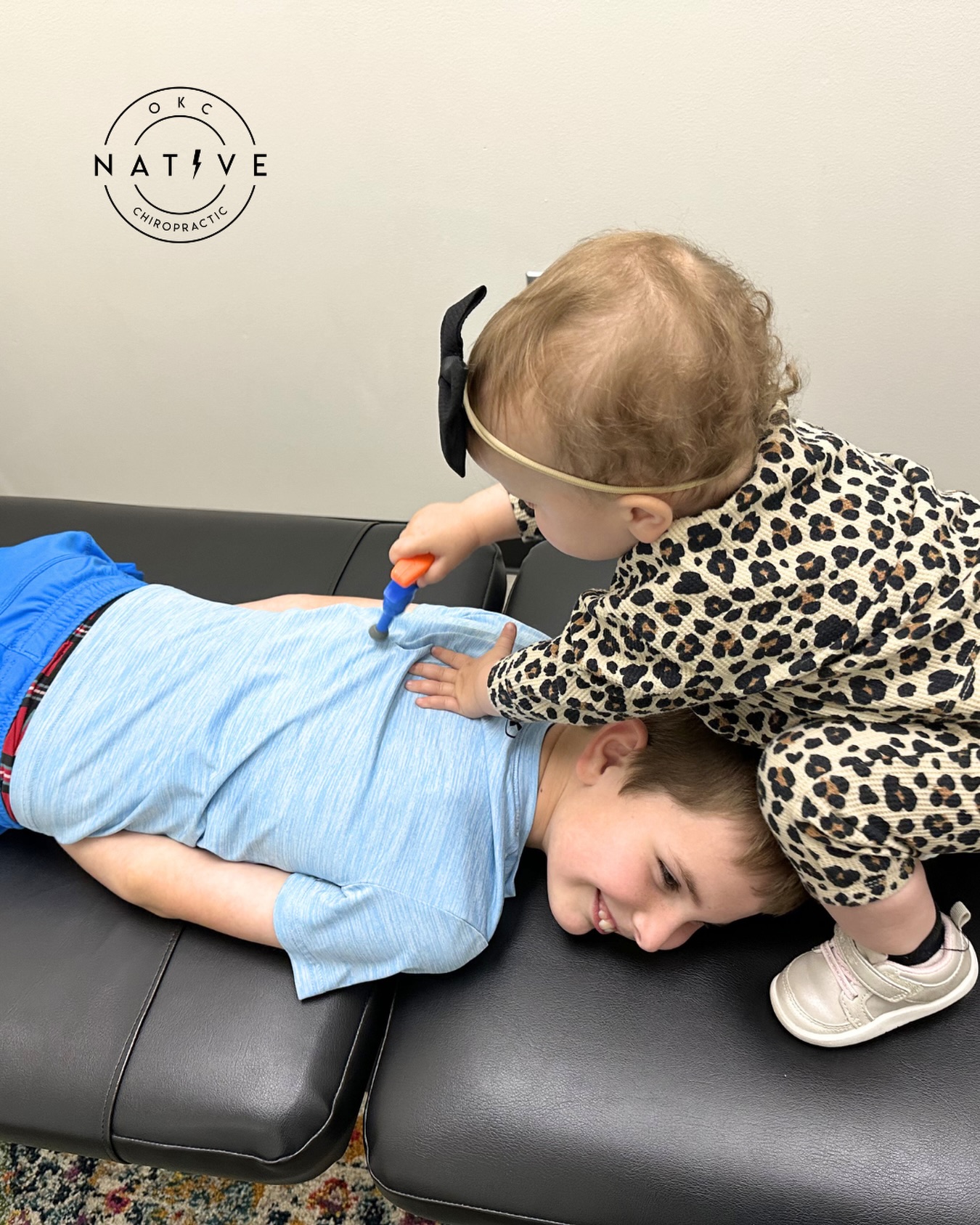 The best part isn’t that she’s pretending to adjust her brother. It’s that she’s growing up believing that taking care of and prioritizing your health is just a normal part of life. 💛⚡
If you have been looking for ways to elevate your family’s health- we would be so honored to serve you!
pxdocs / pediatric chiropractic / tongue tie/ baby sleep / chiropractic for kids / ear infections / colic / tantrums / ADD / ADHD / constipation / ODD / OCD / SPD / ASD / nervous system / nervous system regulation / #okc #oklahomacity #okcmoms #yukonok #edmondok