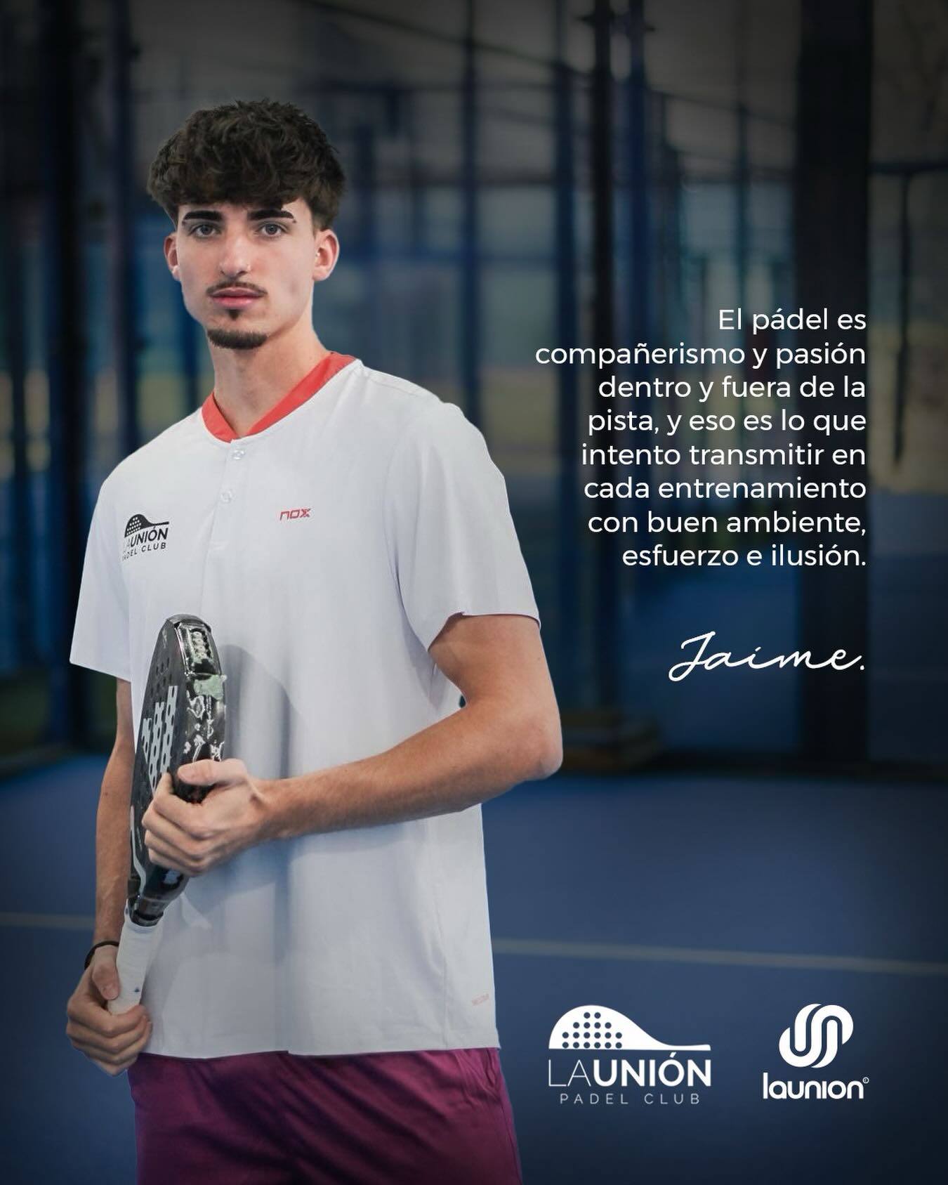 🎾 El pádel es mucho más que un juego: es compañerismo, pasión y esfuerzo tanto dentro como fuera de la pista. Esa es la esencia que Jaime nos transmite en cada entreno. ¡A darlo todo con ilusión! 💪✨
📍 #LaUniónPádelClub #Pádel #Motivación #Compañerismo