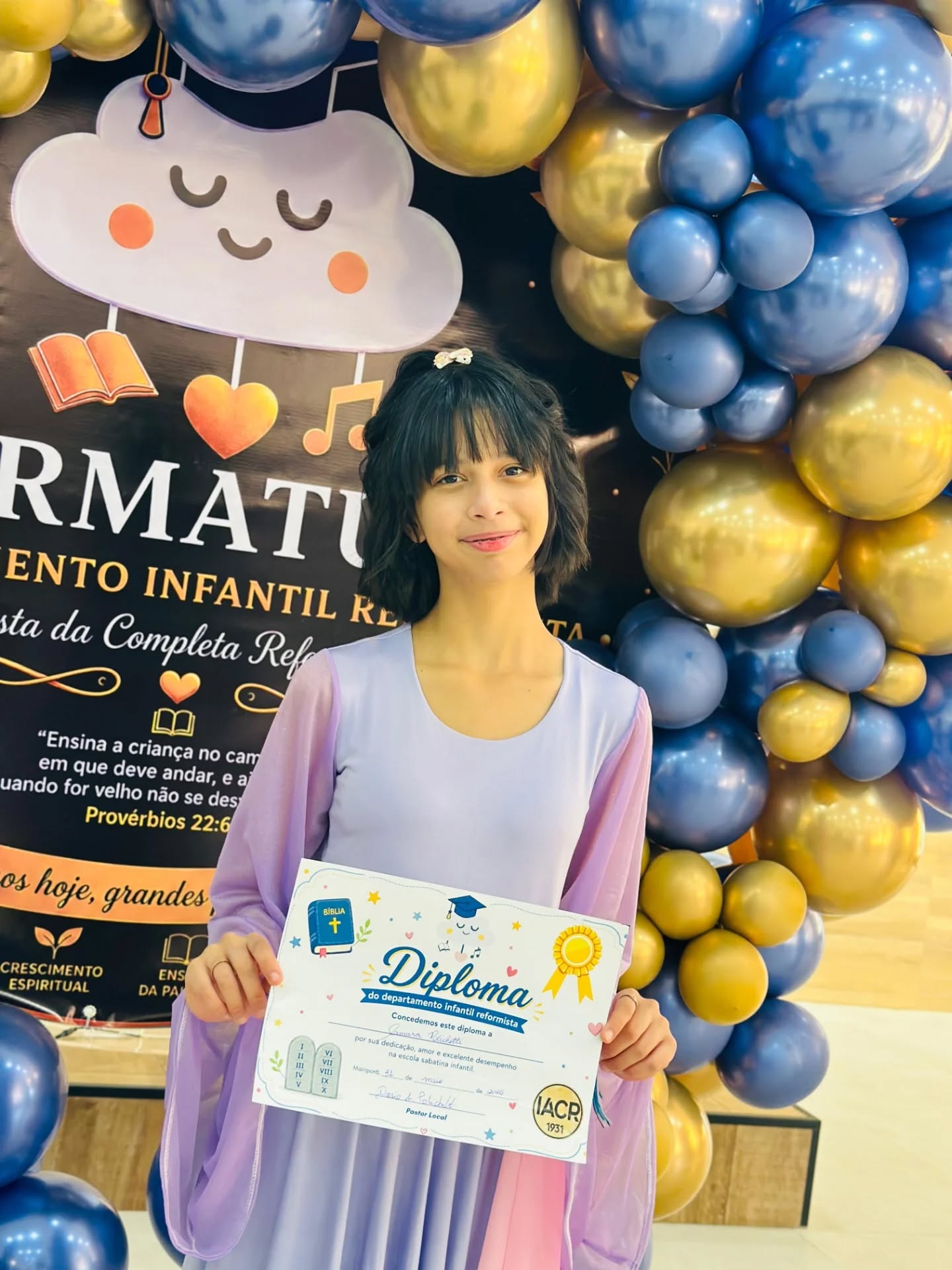 Formatura da nossa irmã Samara Polichettis, que concluiu uma etapa muito bonita do nosso @depart.infantilreformistasp, com o apoio dos seus pais @eltoncostasantosoficial e @adrianapolichetti .
Que você possa ingressar no departamento dos jovens e crescer ainda mais em conhecimento.
Desejamos que Deus continue guiando sua vida, iluminando seus caminhos e fortalecendo sua fé a cada dia. Que você permaneça firme nos caminhos do Senhor, cultivando um coração bondoso, humilde e cheio de amor.
Convidamos você a acompanhar o trabalho dos irmãos professores do @depart.infantilreformistasp
.
.
.
#formanda #adolescencia #novafase #crescimentoespiritual