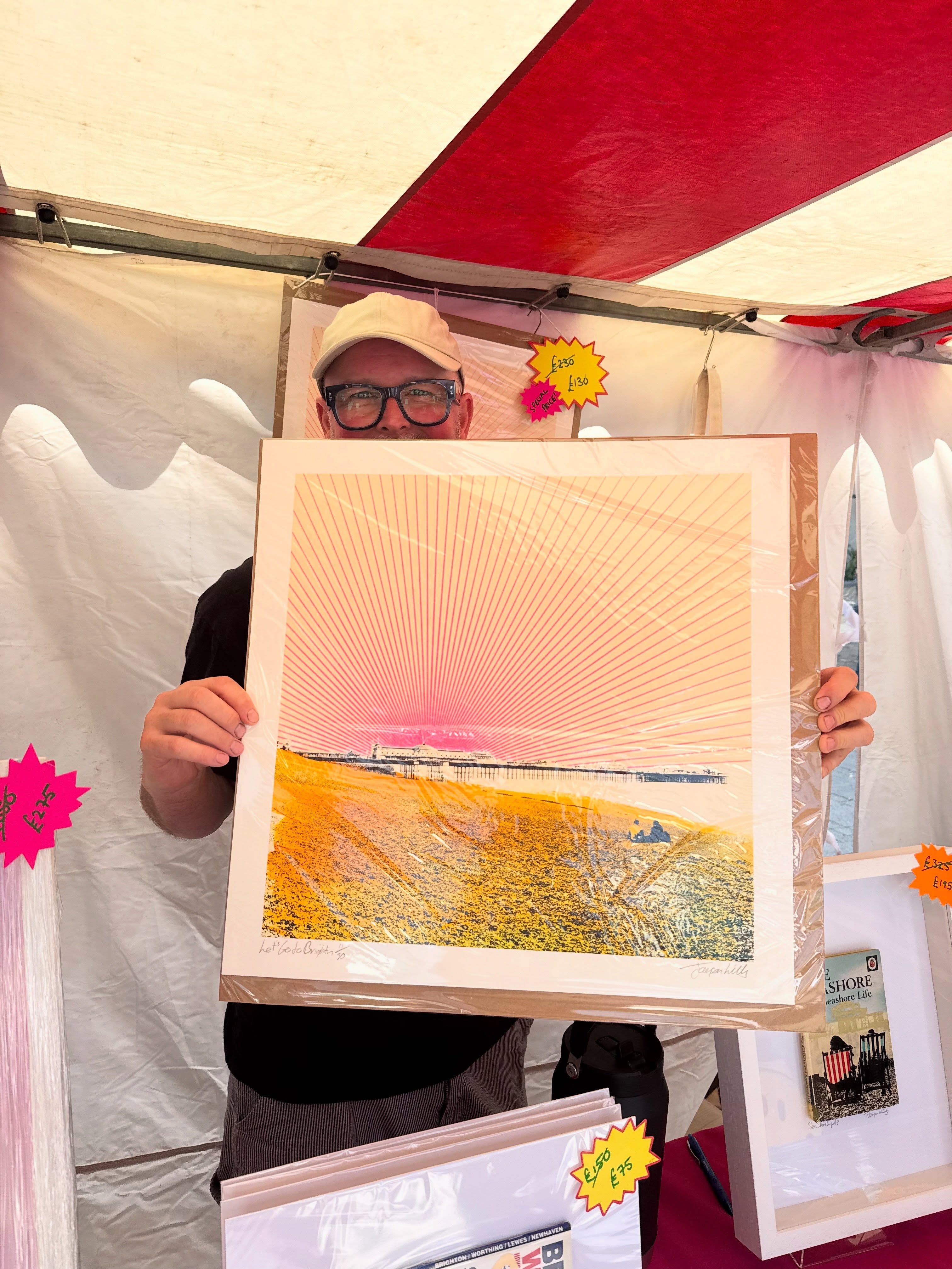 Can’t make it to the Art Yard Sale today? We’ve brought some exclusive offers online for you for ONE DAY ONLY!
Including a brand new release by @jaysonlilley
‘Let’s go to Brighton’ just £130 - but only until 4pm 🕓
1 of 1 @houseoflucyart tiles - first come first served!
Discounted prints by @emmadepolnayartist and @magnusgjoen today only!
Link in bio to check out these exclusives and more
#ArtYardSale #BrightonFringe #ContemporaryArt #BrightonFringe